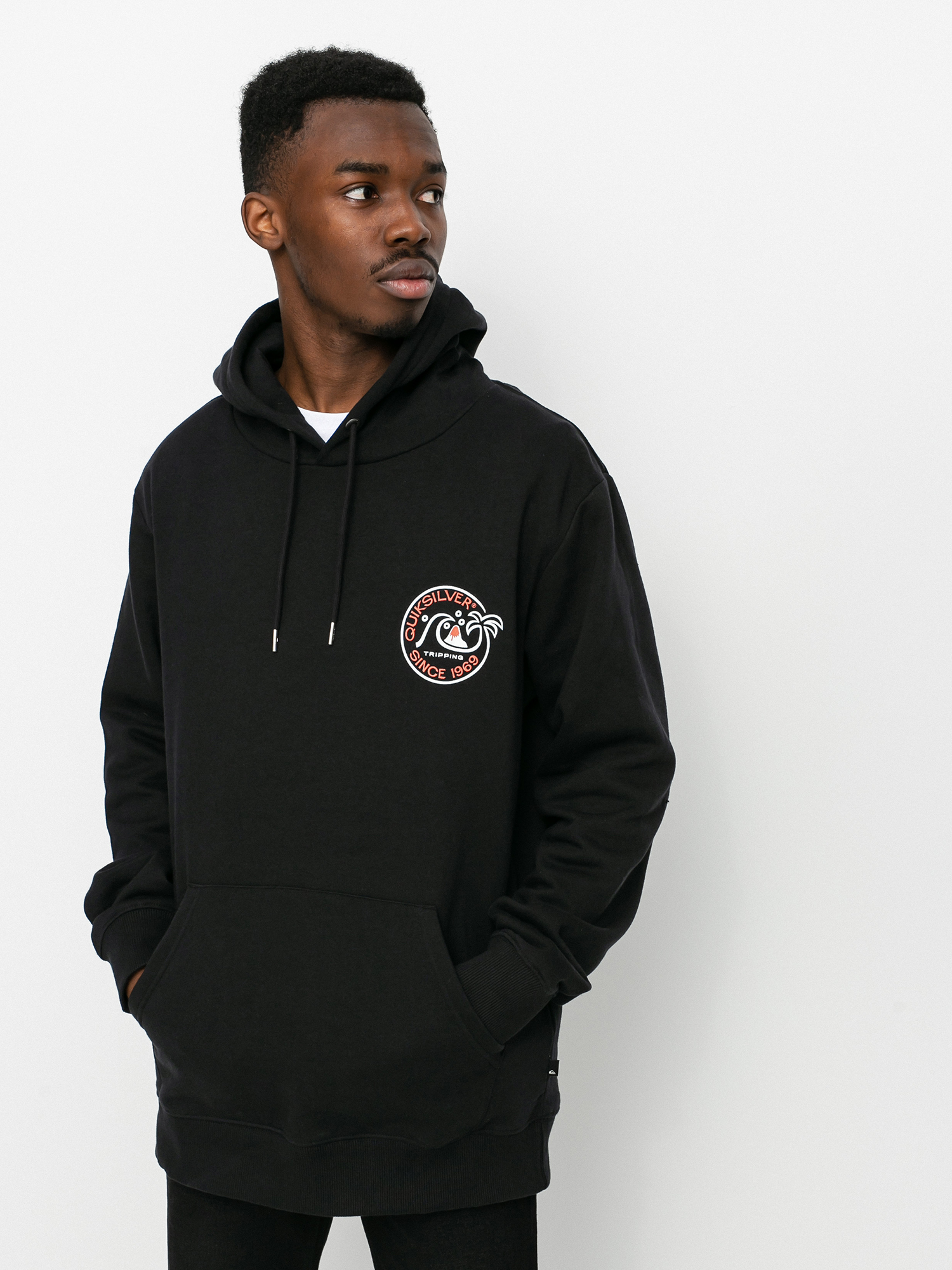 Bluza z kapturem Quiksilver Into The Wide HD (black)