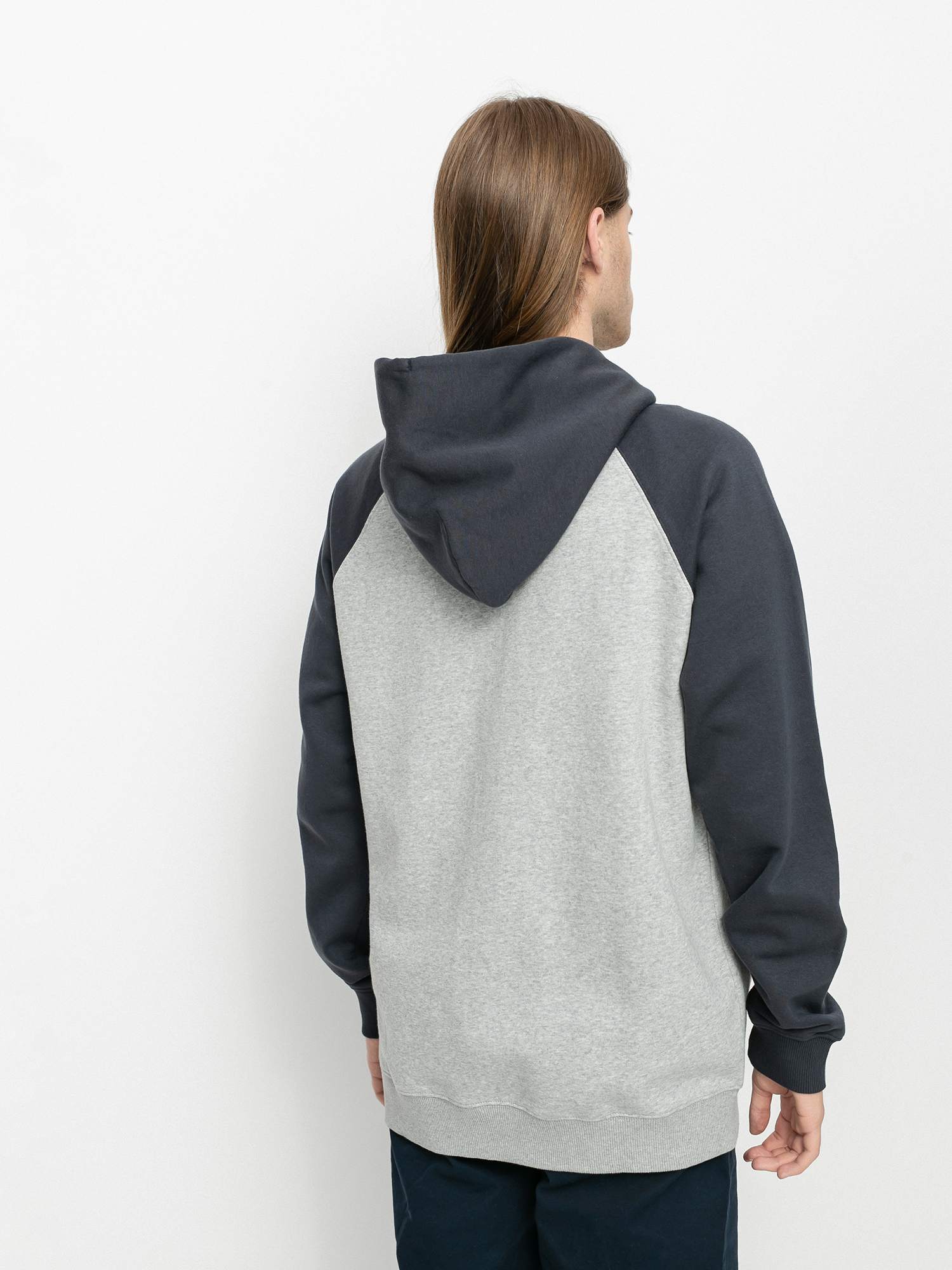 Bluza z kapturem Quiksilver Everyday Screen ZHD (light grey heather)