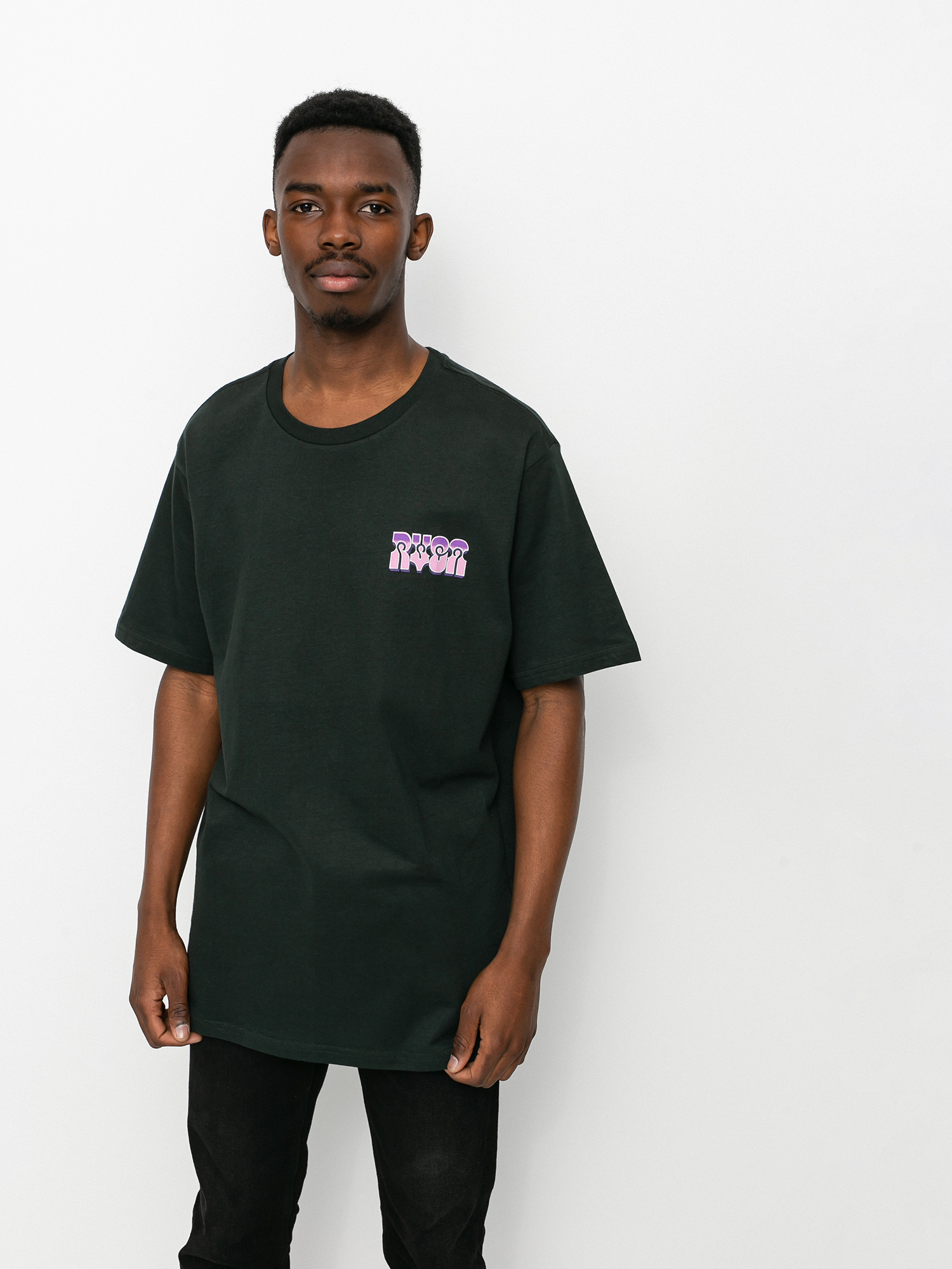 T-shirt RVCA Applerobot (pirate black)