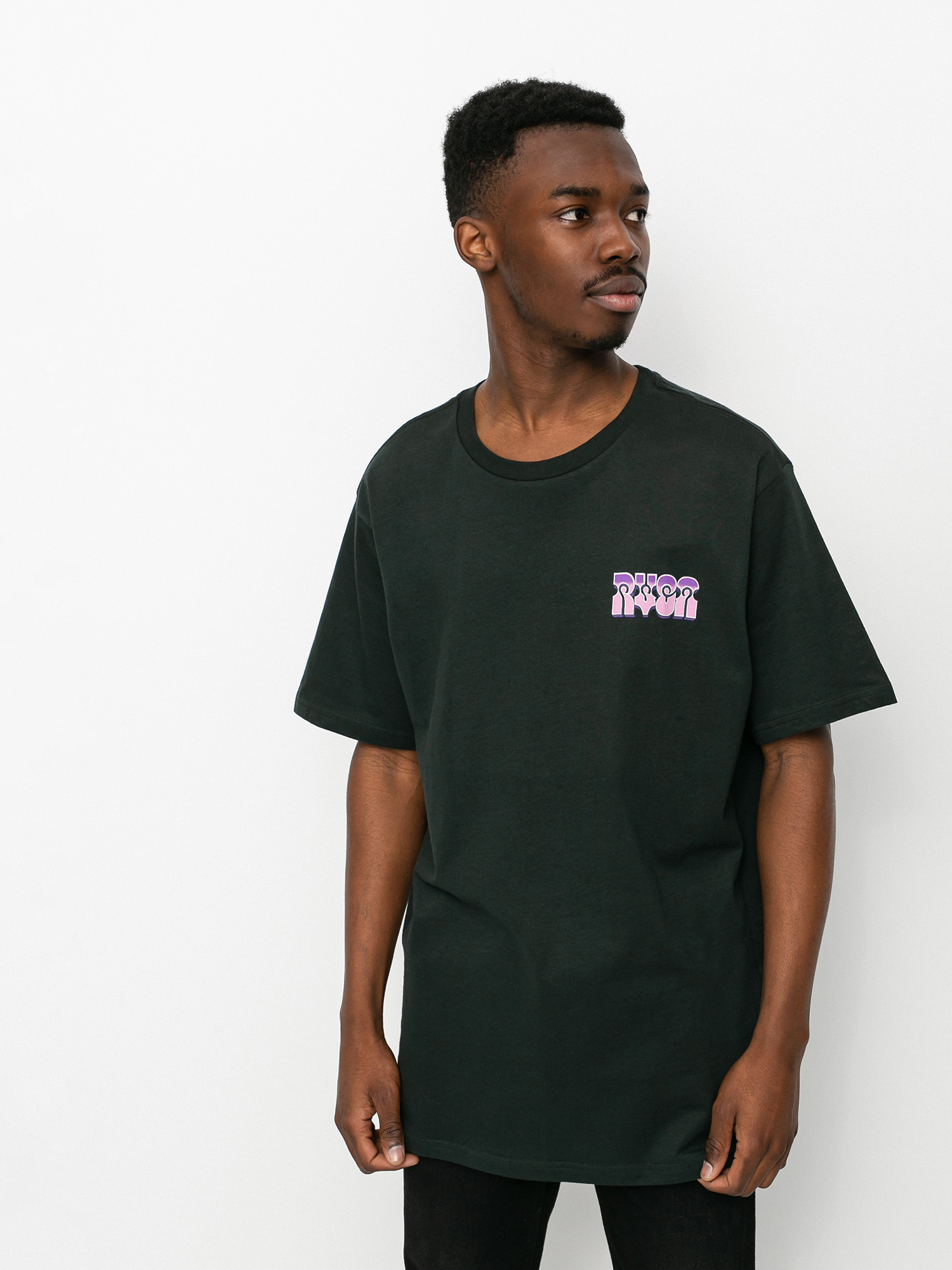 T-shirt RVCA Applerobot (pirate black)