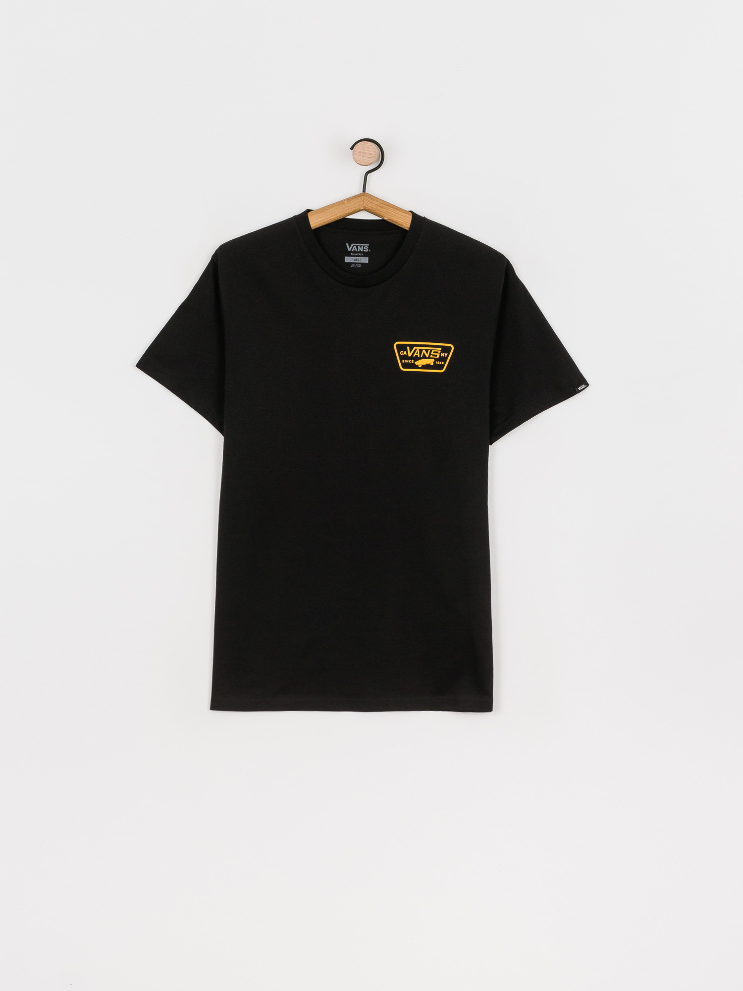 T-shirt Vans Full Patch Back (black/saffron)