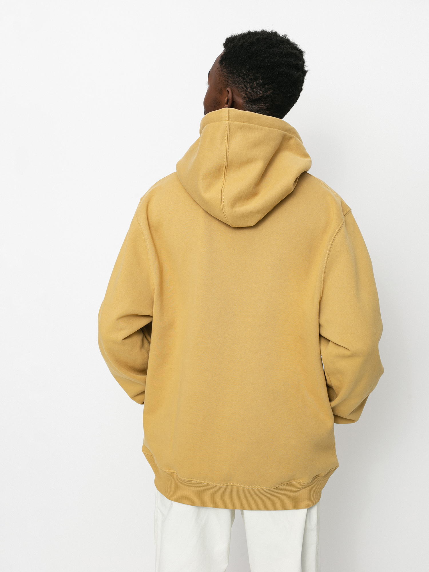 Bluza z kapturem Stussy Basic Stussy App HD (khaki)