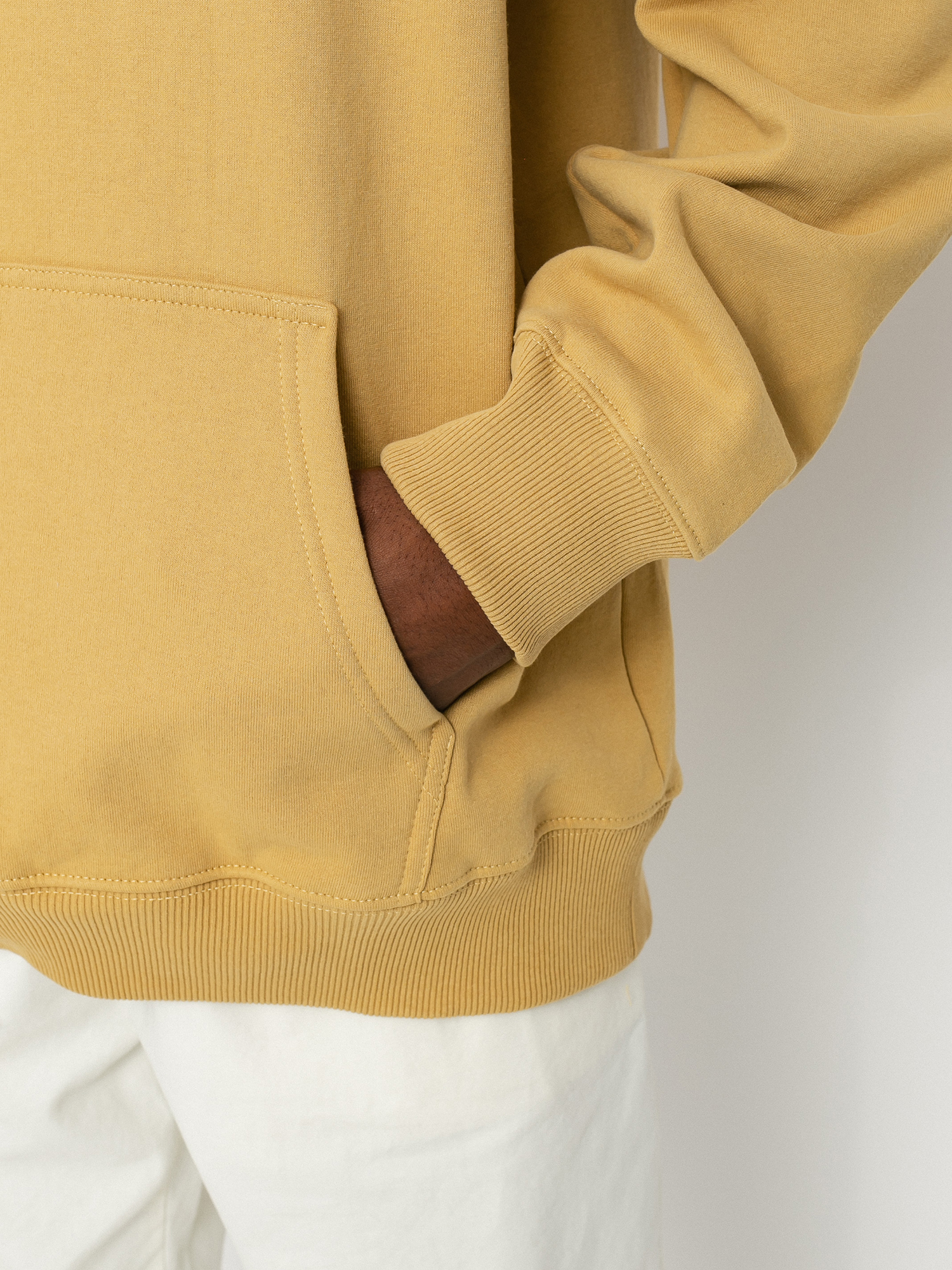 Bluza z kapturem Stussy Basic Stussy App HD (khaki)