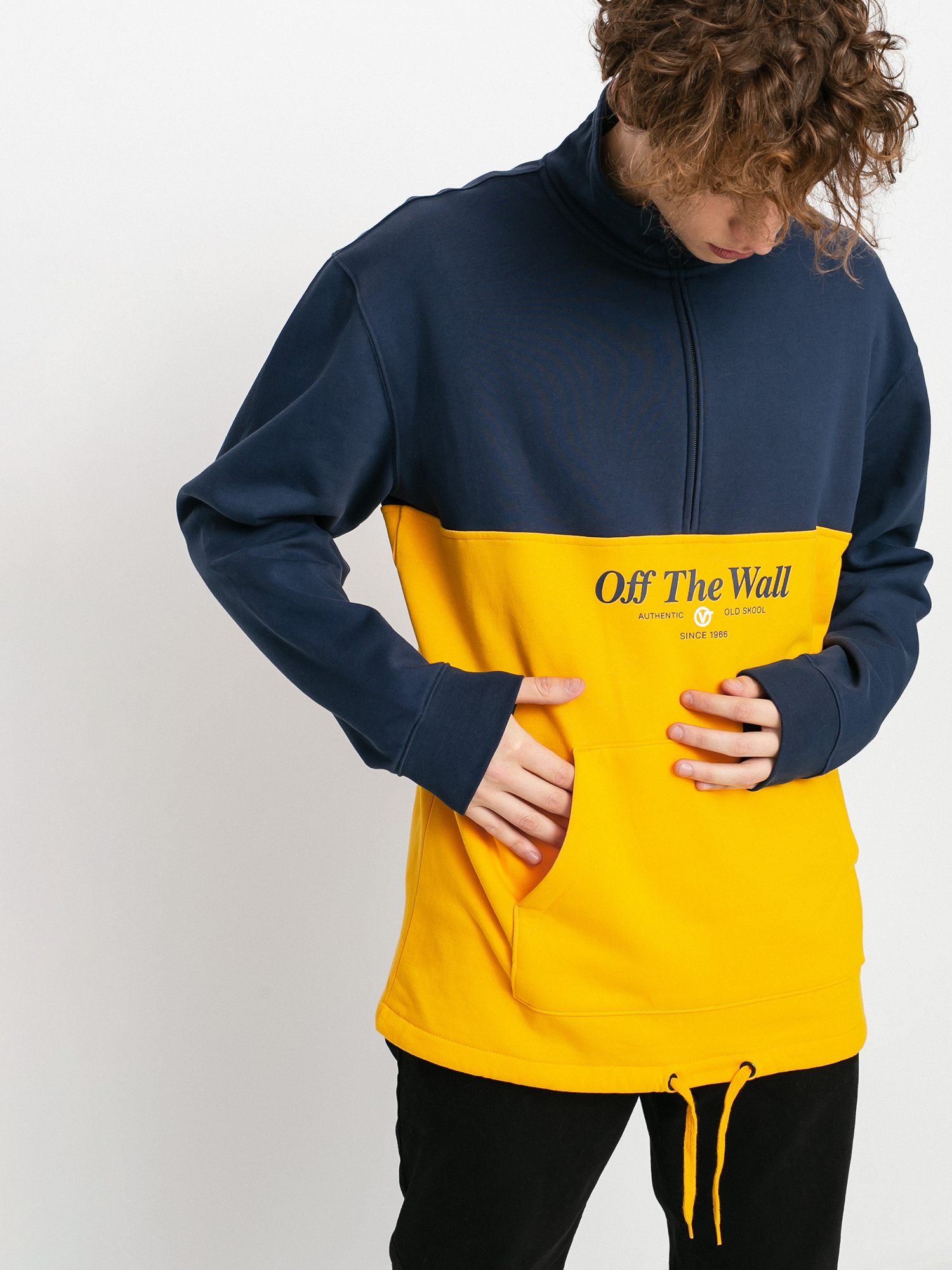 Bluza Vans Frequency Qzp (saffron/dress blues)