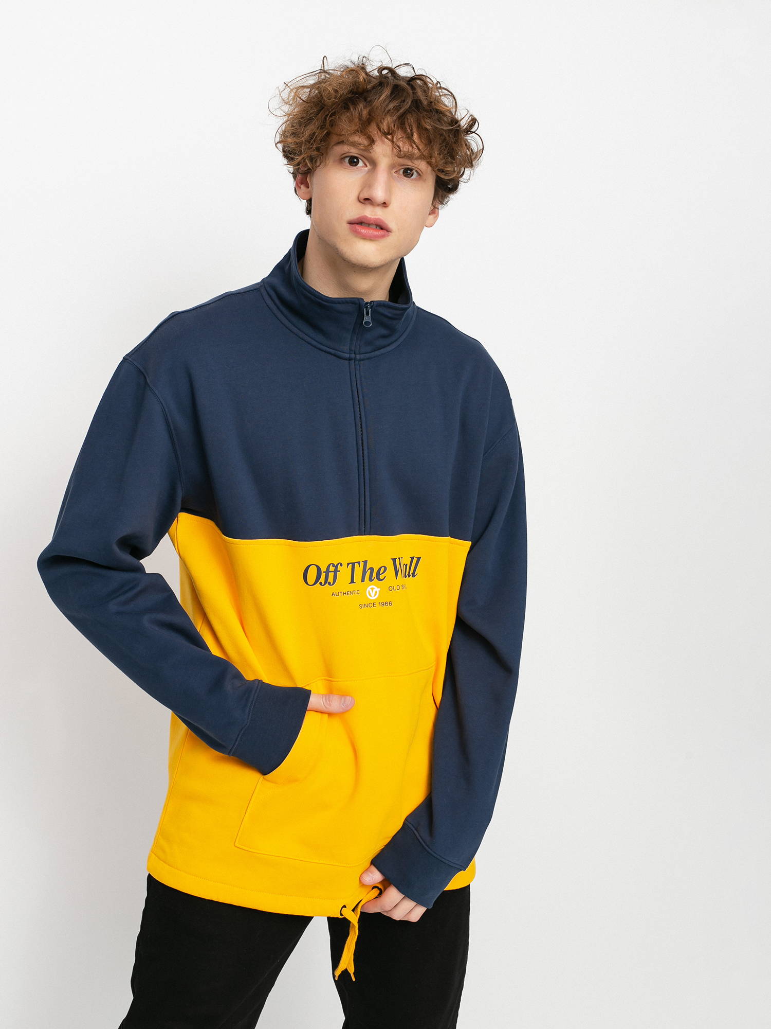 Bluza Vans Frequency Qzp (saffron/dress blues)