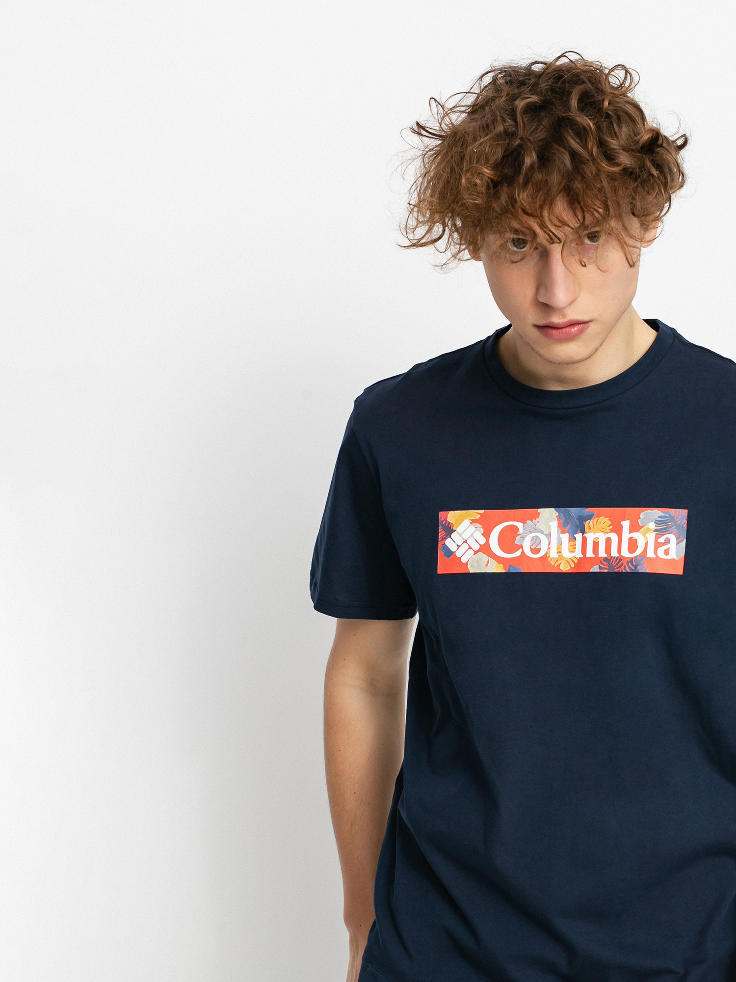 T-shirt Columbia Rapid Ridge (collegiate navy/sky blue framed floral)