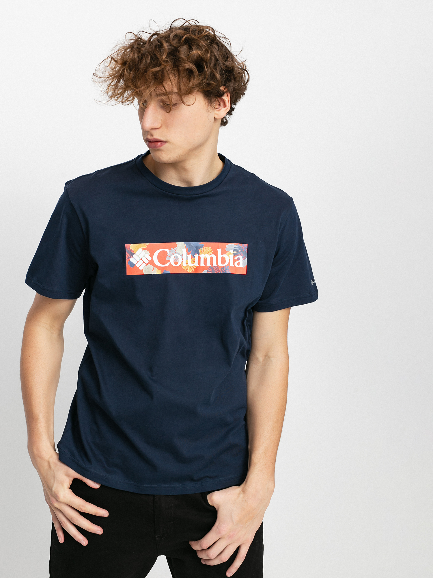 T-shirt Columbia Rapid Ridge (collegiate navy/sky blue framed floral)