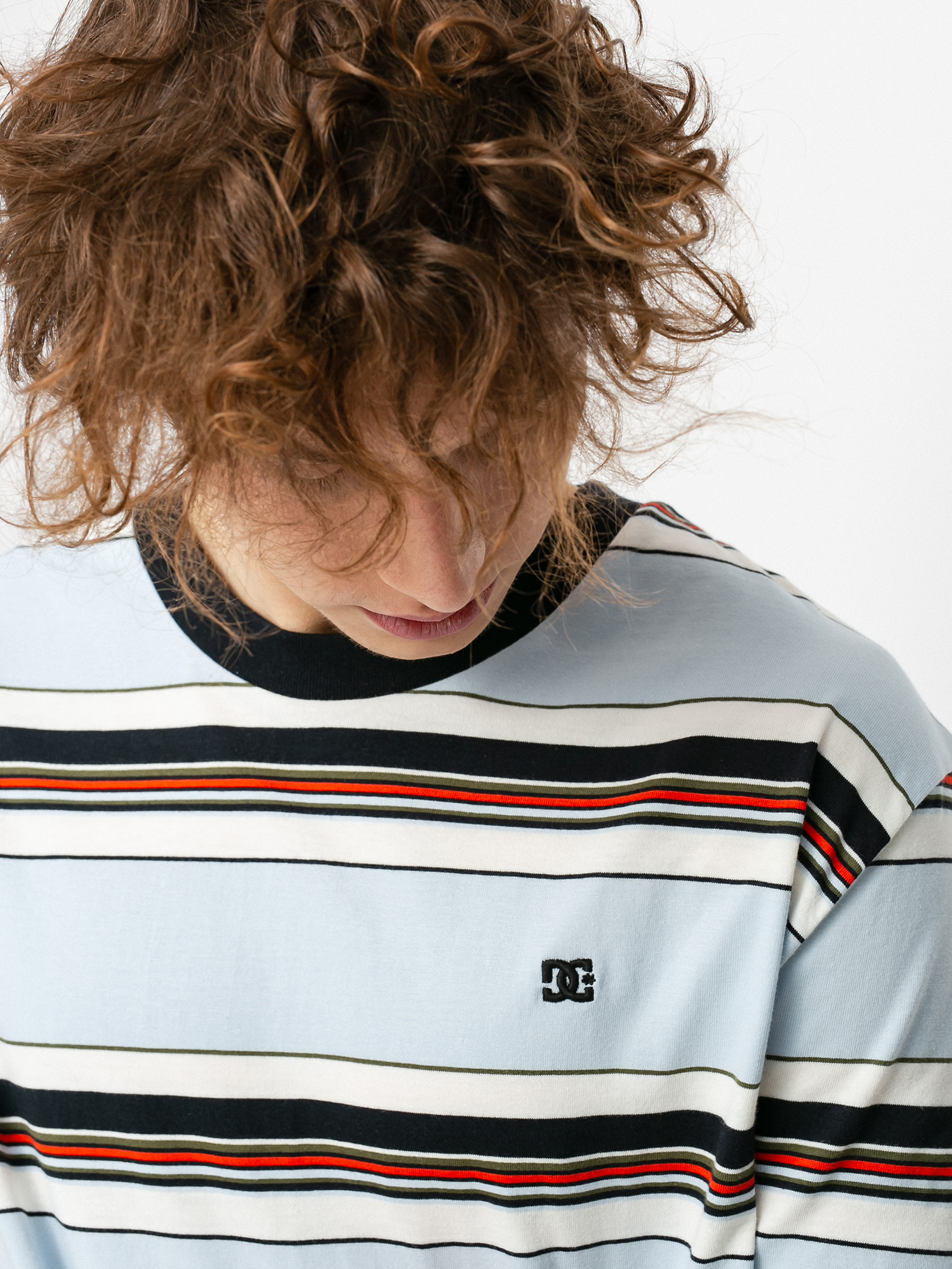 T-shirt DC Bully Stripe (skyway stripe)