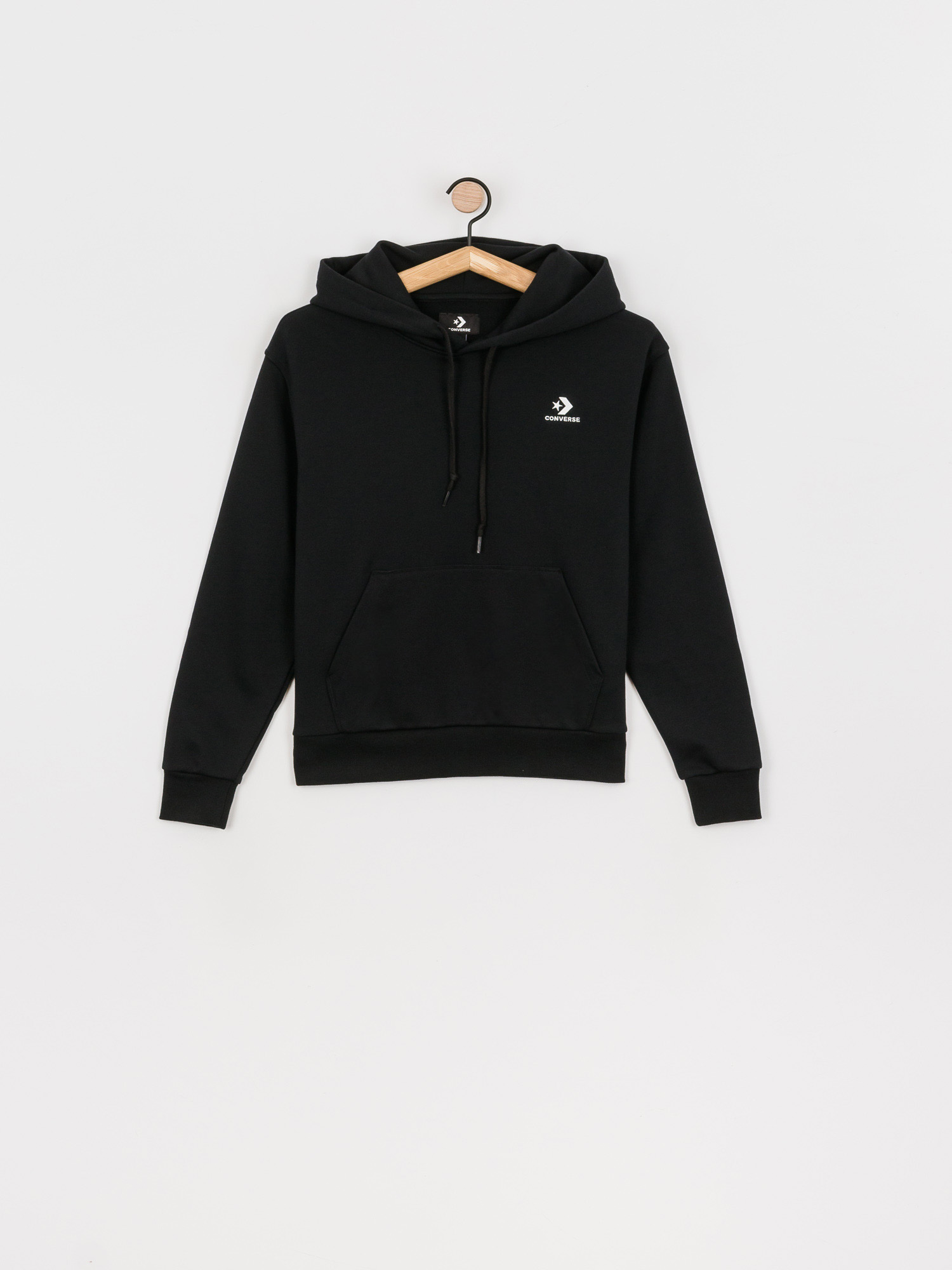 Bluza z kapturem Converse Emb Star Chevron HD Wmn (black)