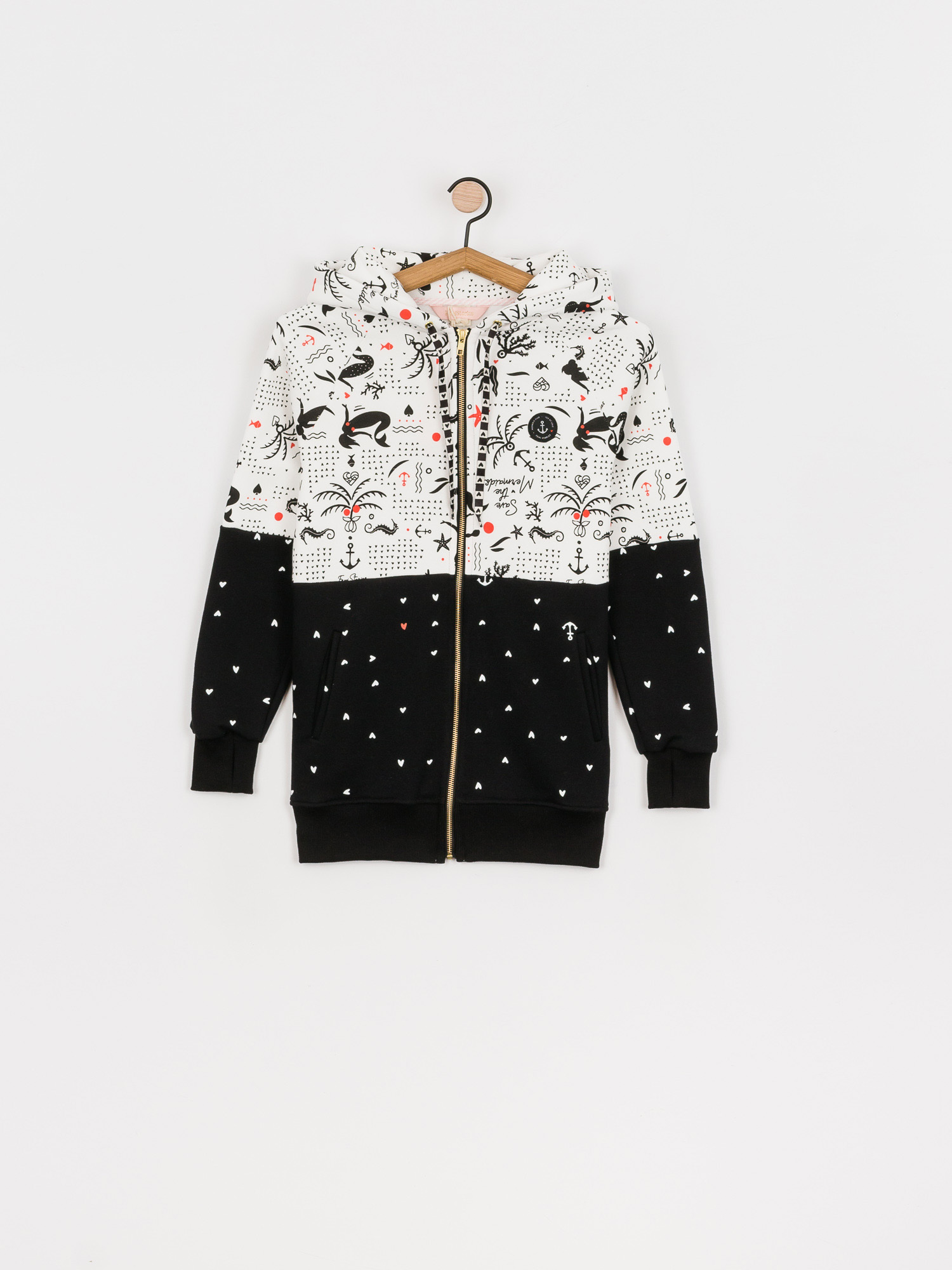 Bluza z kapturem Femi Stories Tito ZHD Wmn (sol)