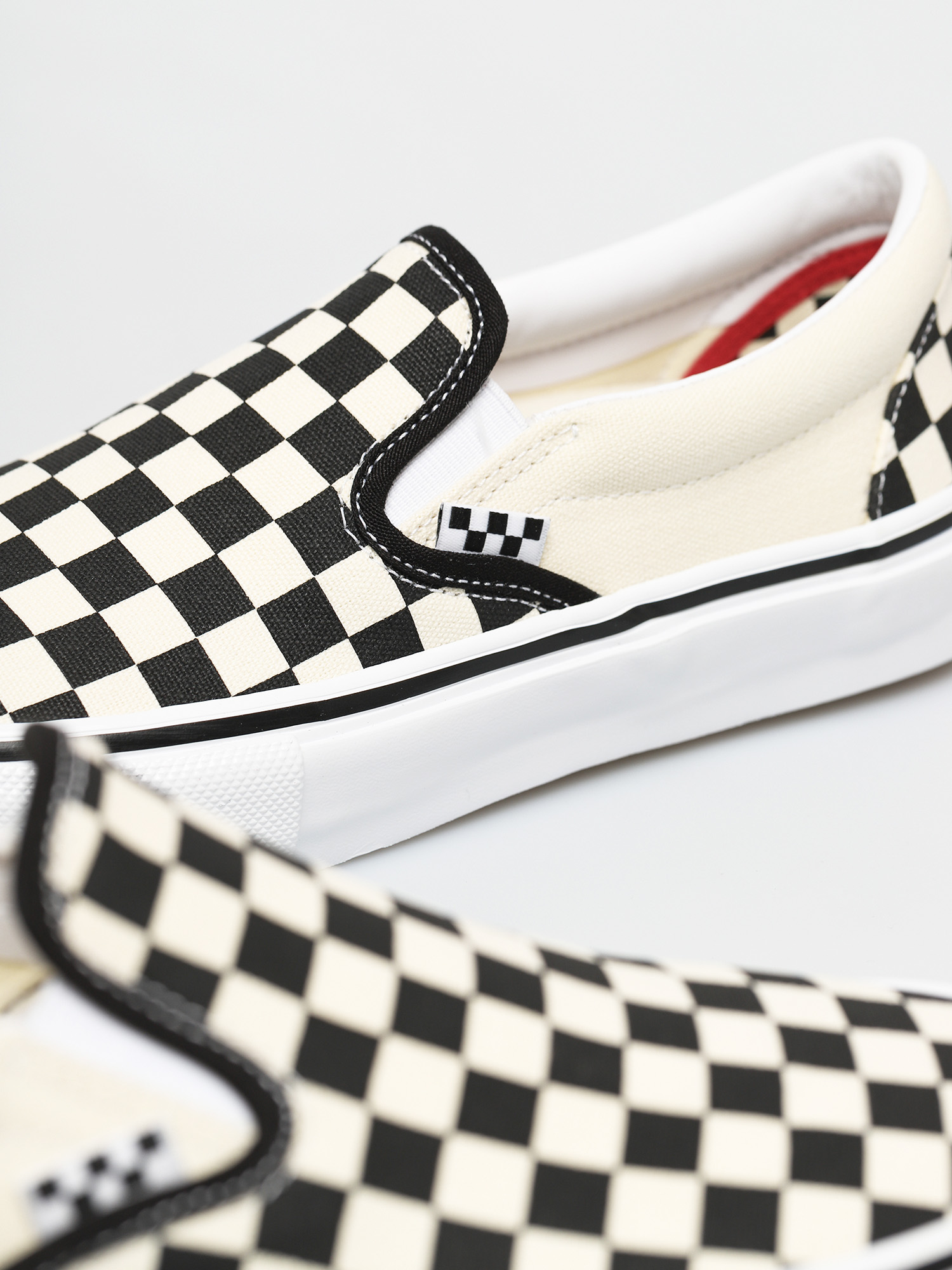 Buty Vans Skate Slip On (checkerboard black/off white)