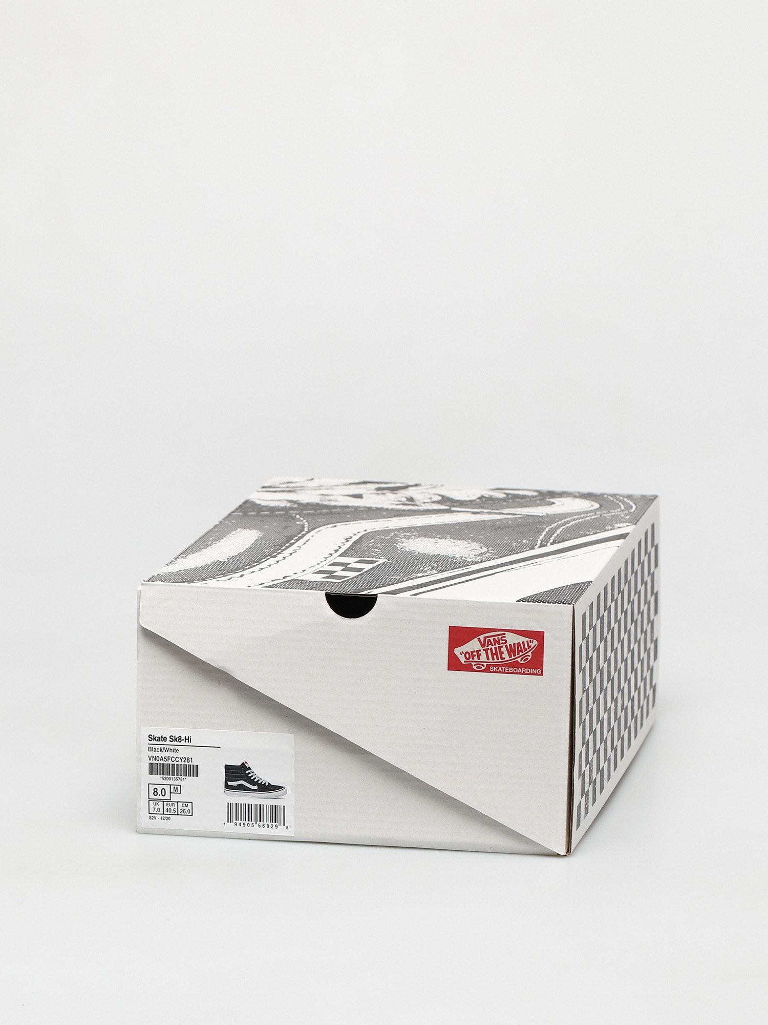 Buty Vans Skate Sk8 Hi (black/white)