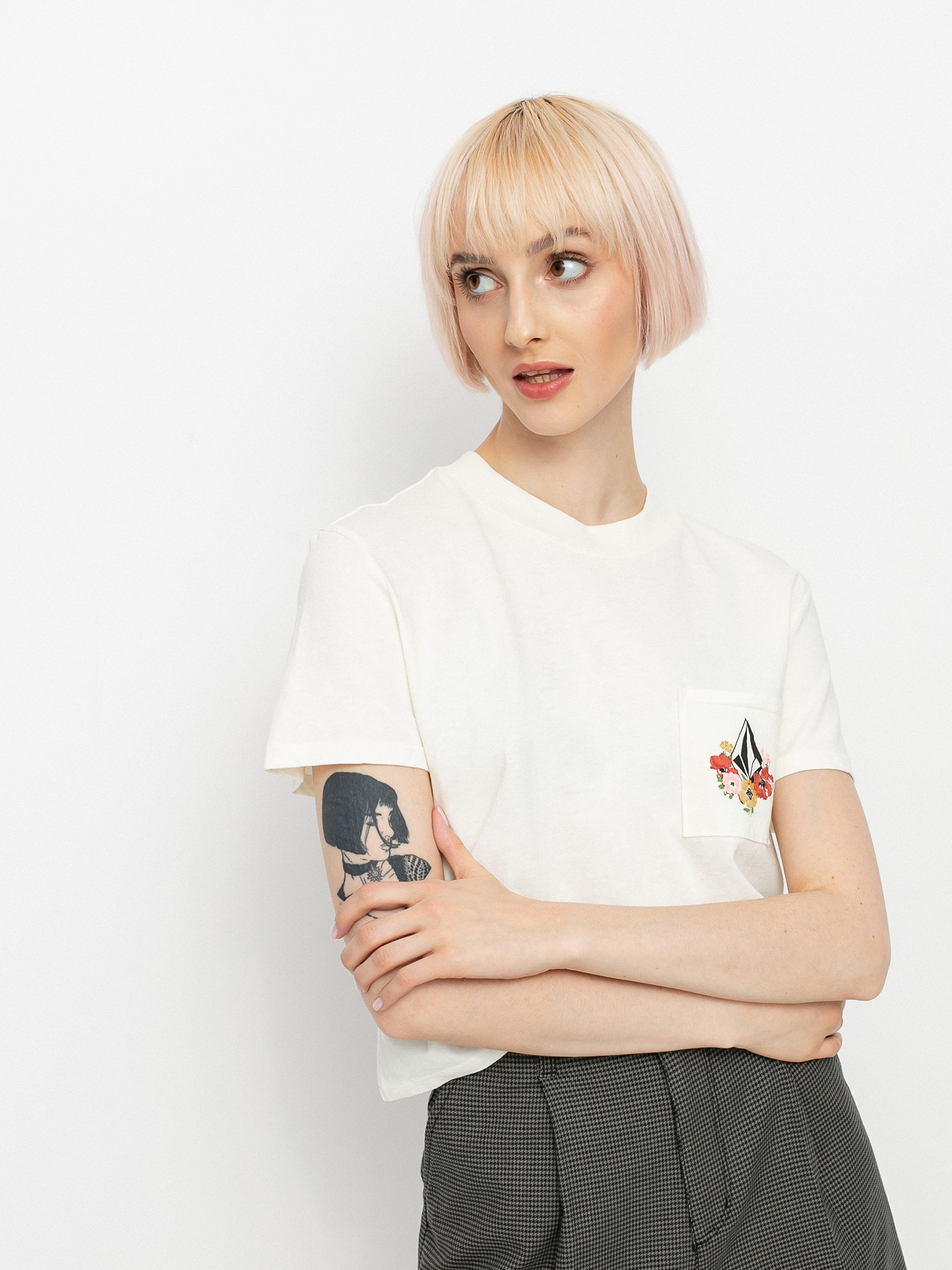 T-shirt Volcom Pocket Dial Wmn (star white)