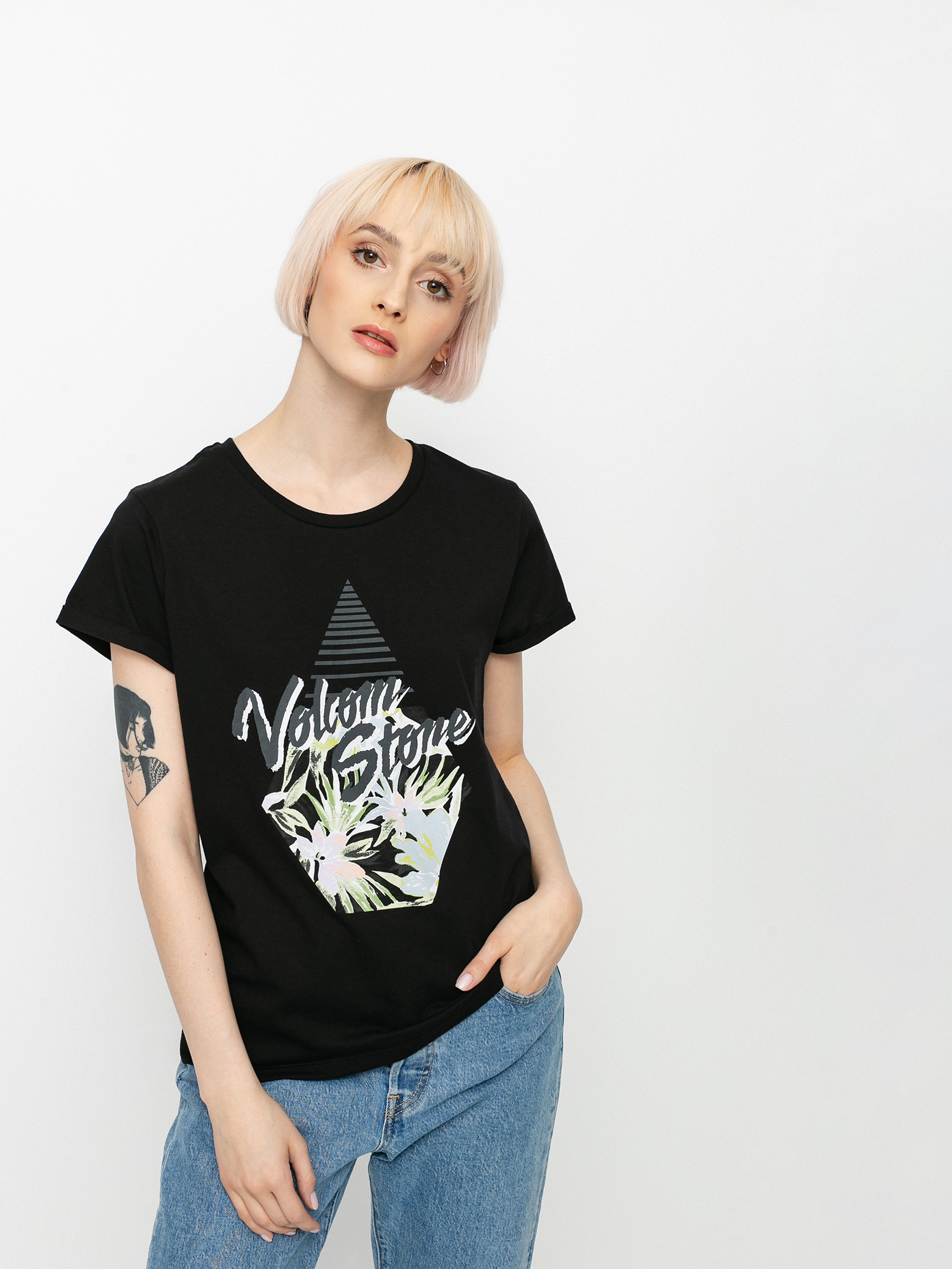 T-shirt Volcom Radical Daze Wmn (black)
