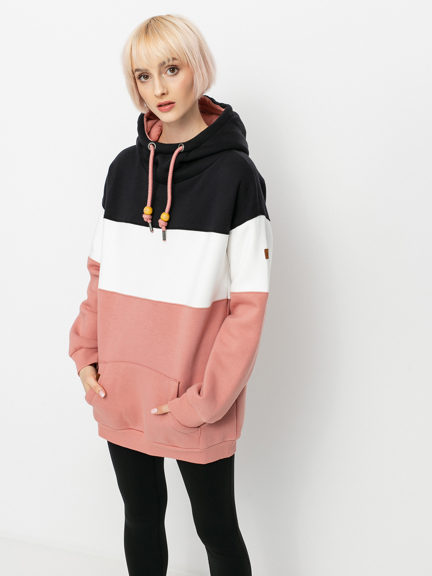 Bluza z kapturem Roxy Coastal Escape HD Wmn (ash rose)