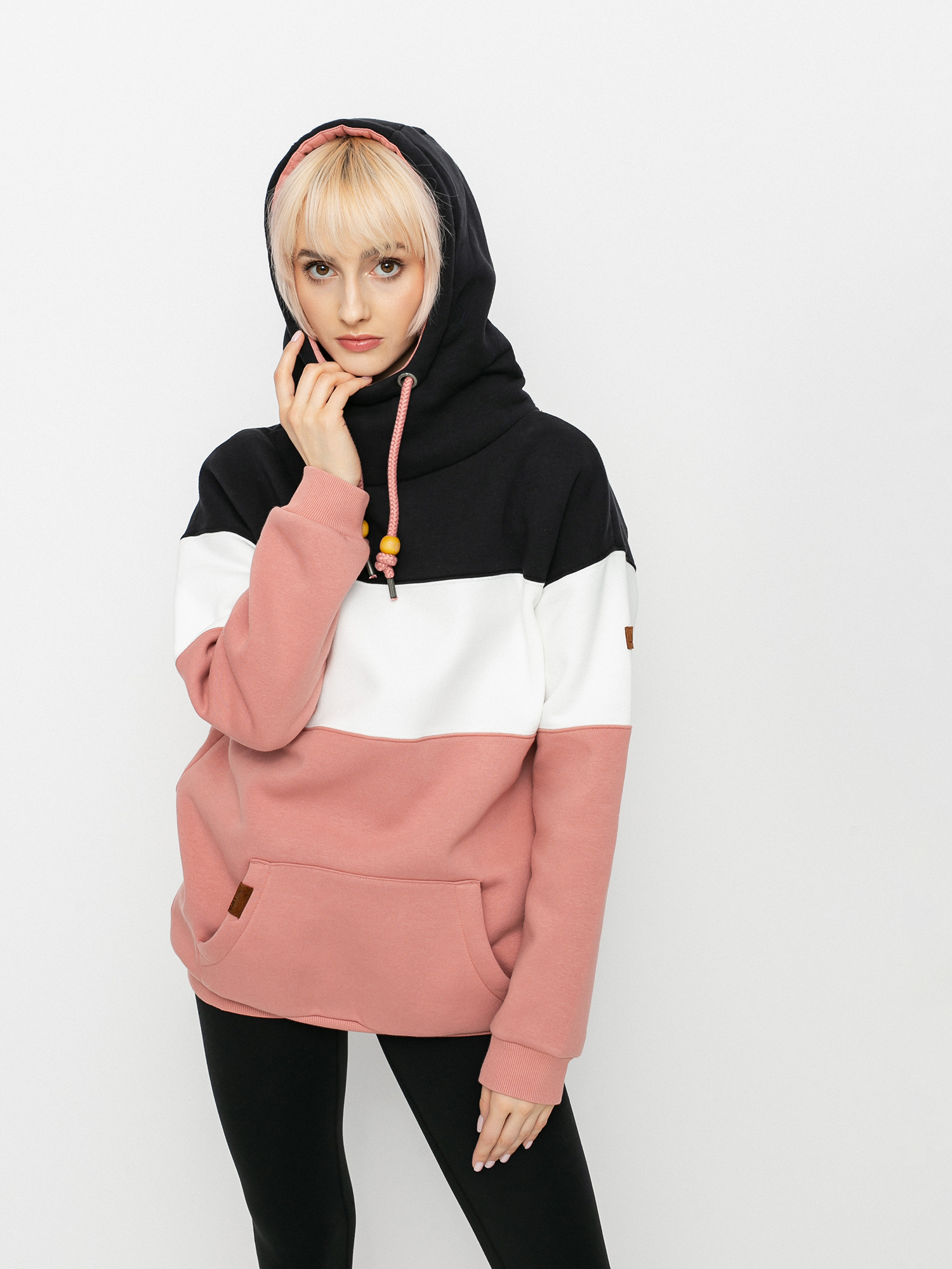 Bluza z kapturem Roxy Coastal Escape HD Wmn (ash rose)