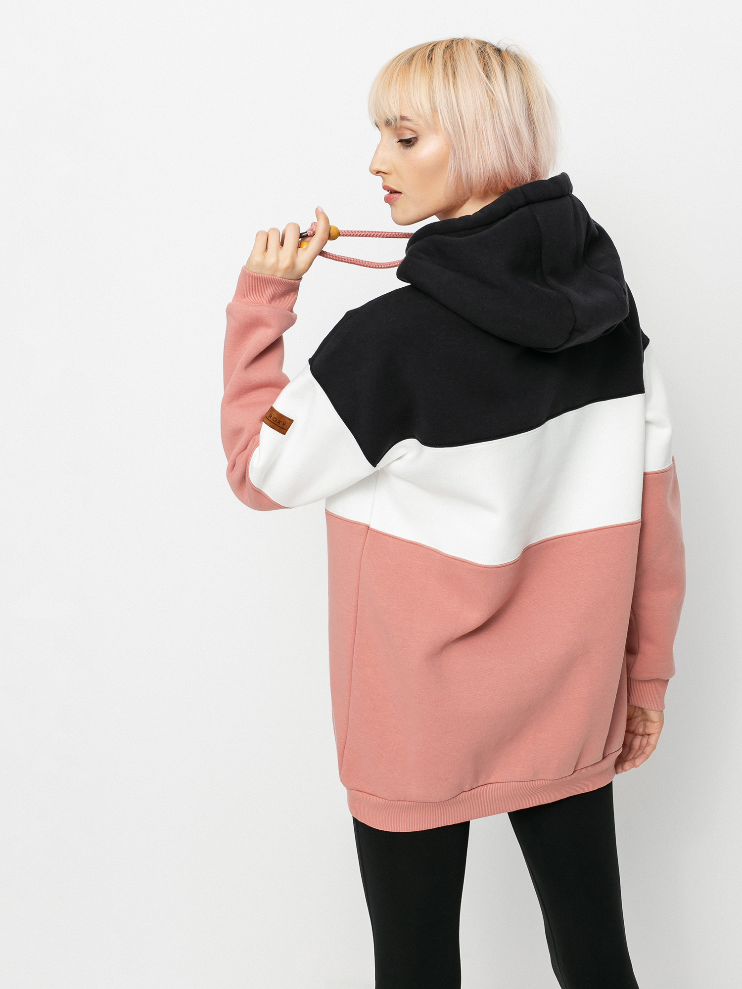 Bluza z kapturem Roxy Coastal Escape HD Wmn (ash rose)