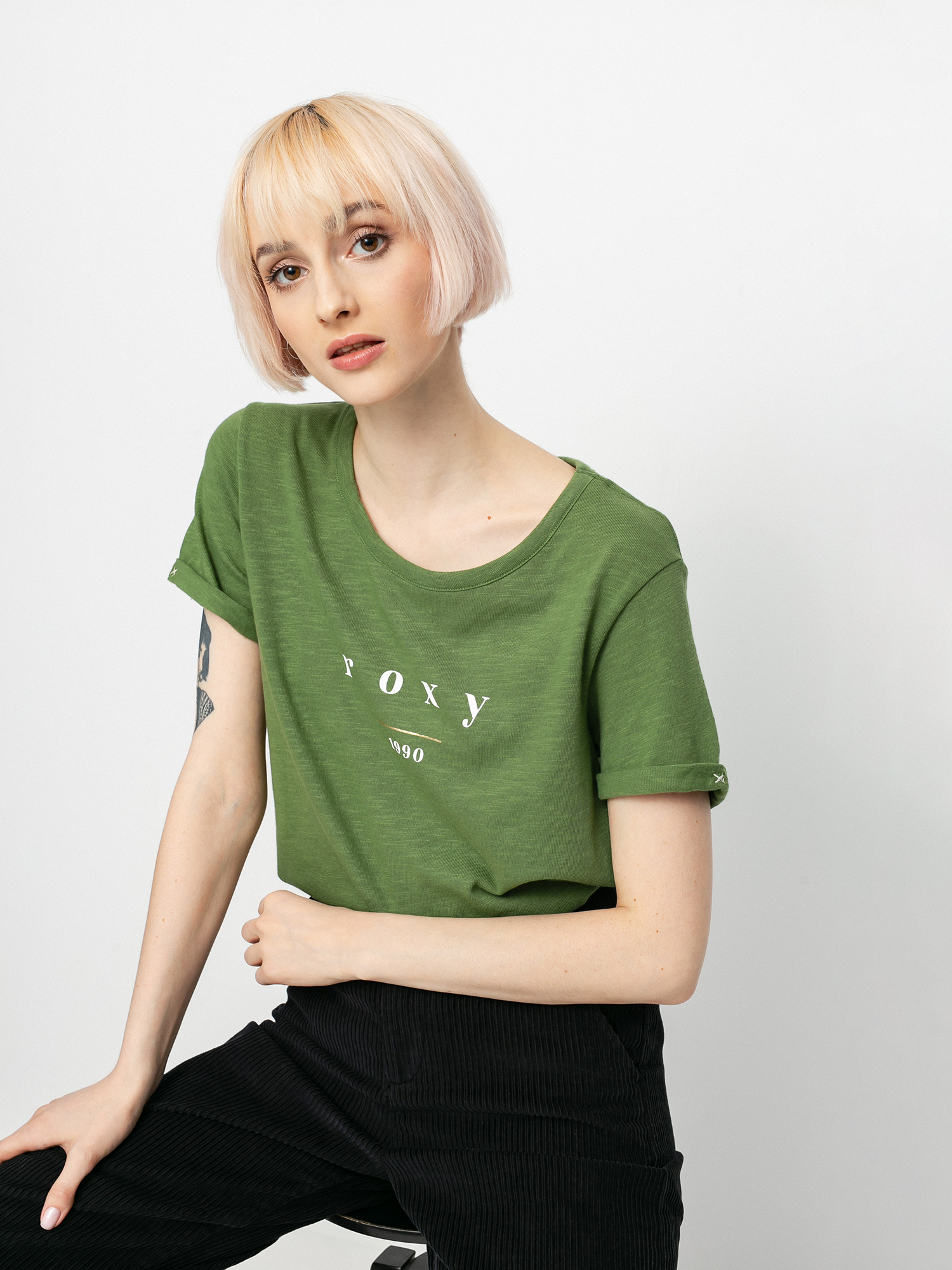 T-shirt Roxy Oceanholic Wmn (vineyard green)