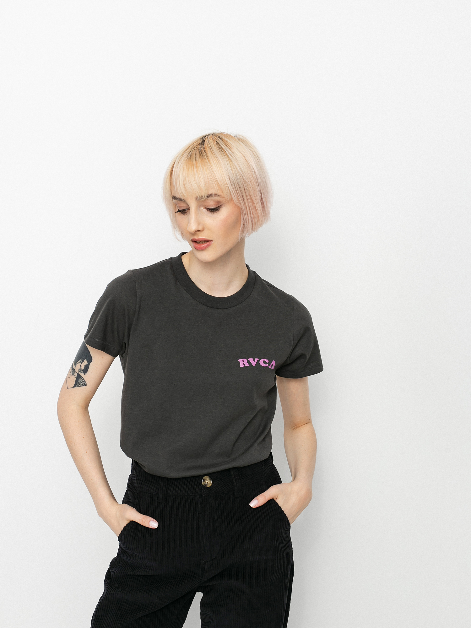 T-shirt RVCA Postcard Wmn (pirate black)