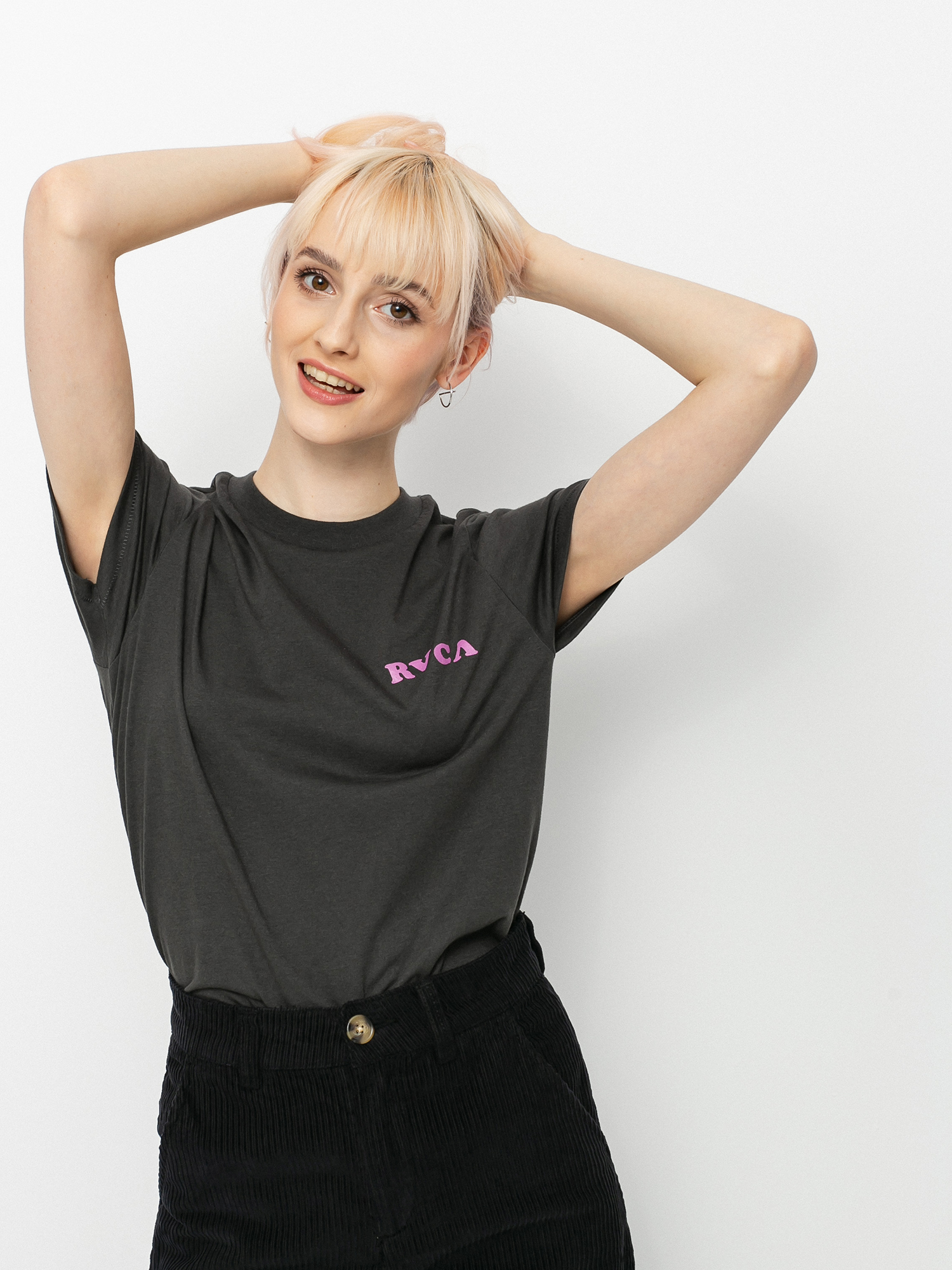 T-shirt RVCA Postcard Wmn (pirate black)