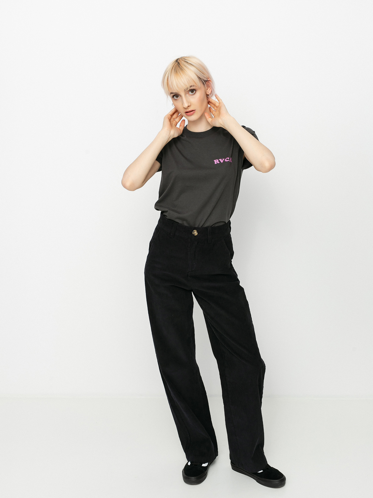 T-shirt RVCA Postcard Wmn (pirate black)