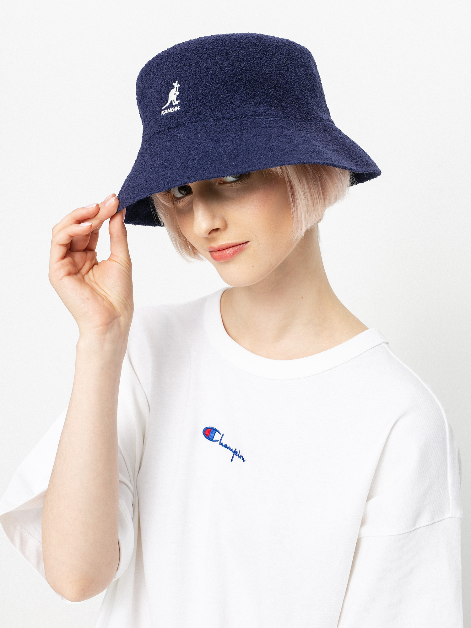 Kapelusz Kangol Bermuda Bucket (navy)