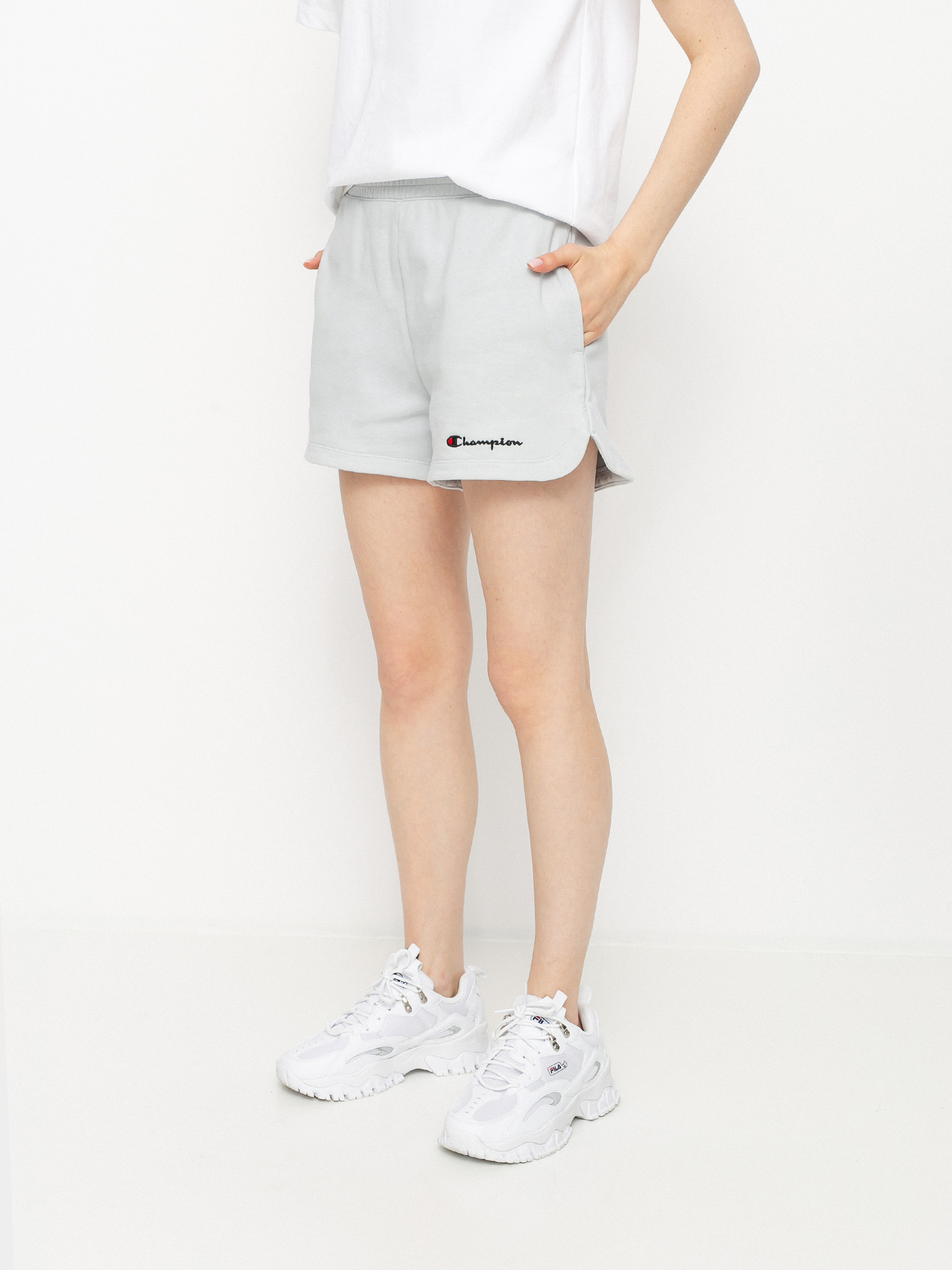 Szorty Champion Regular High Waist Shorts 114354 Wmn (prbl)