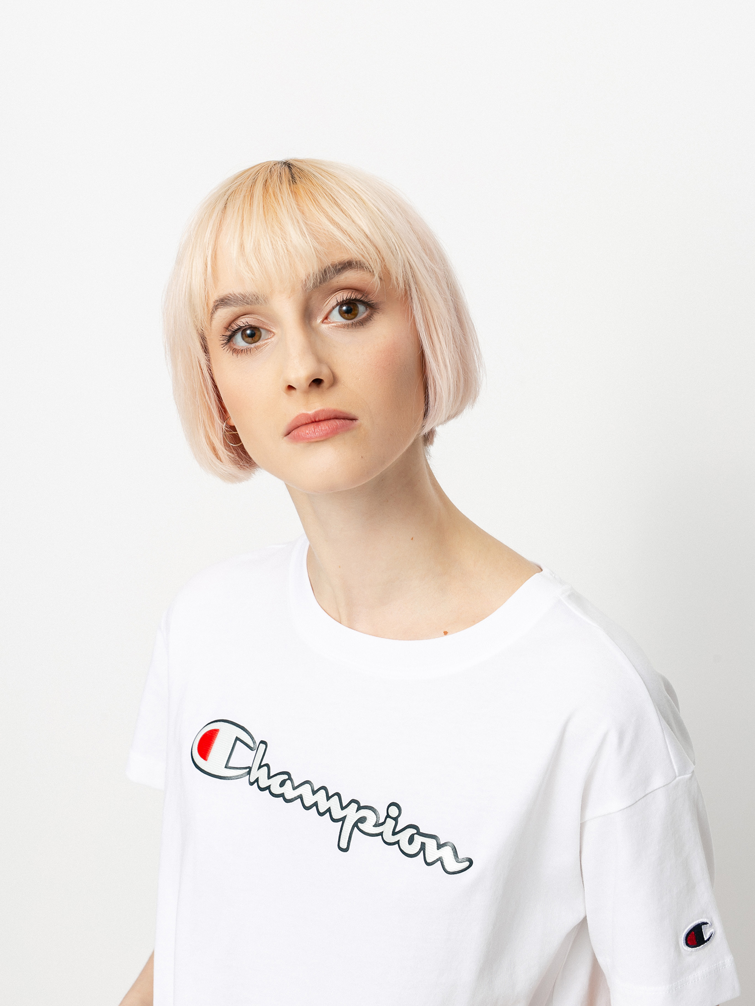 T-shirt Champion Crewneck 112650 Wmn (wht)