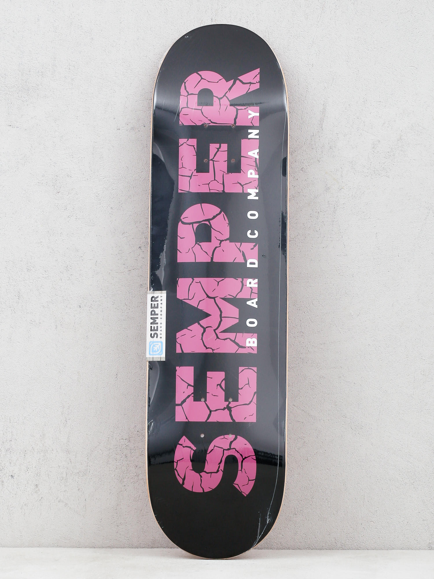 Deck Semper Skateboards Crack (black/violet)