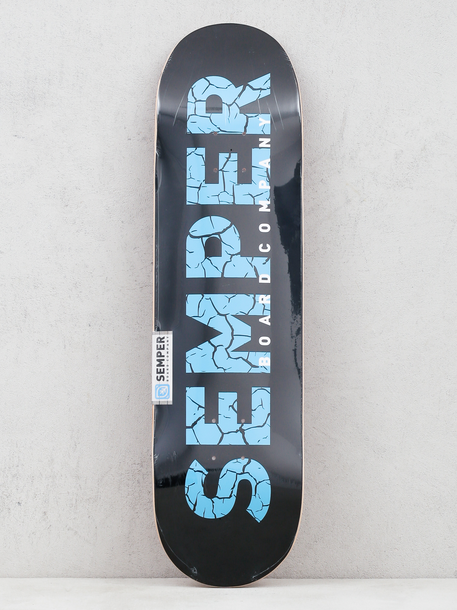 Deck Semper Skateboards Crack (black/blue)