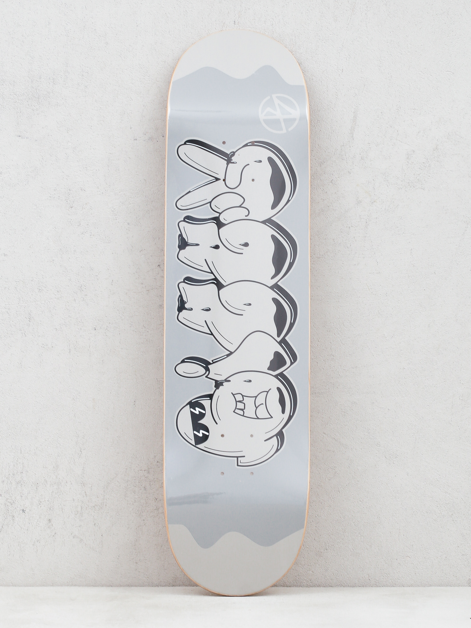Deck Bizzy Throw Up 2 Hi Concave (greyscale)