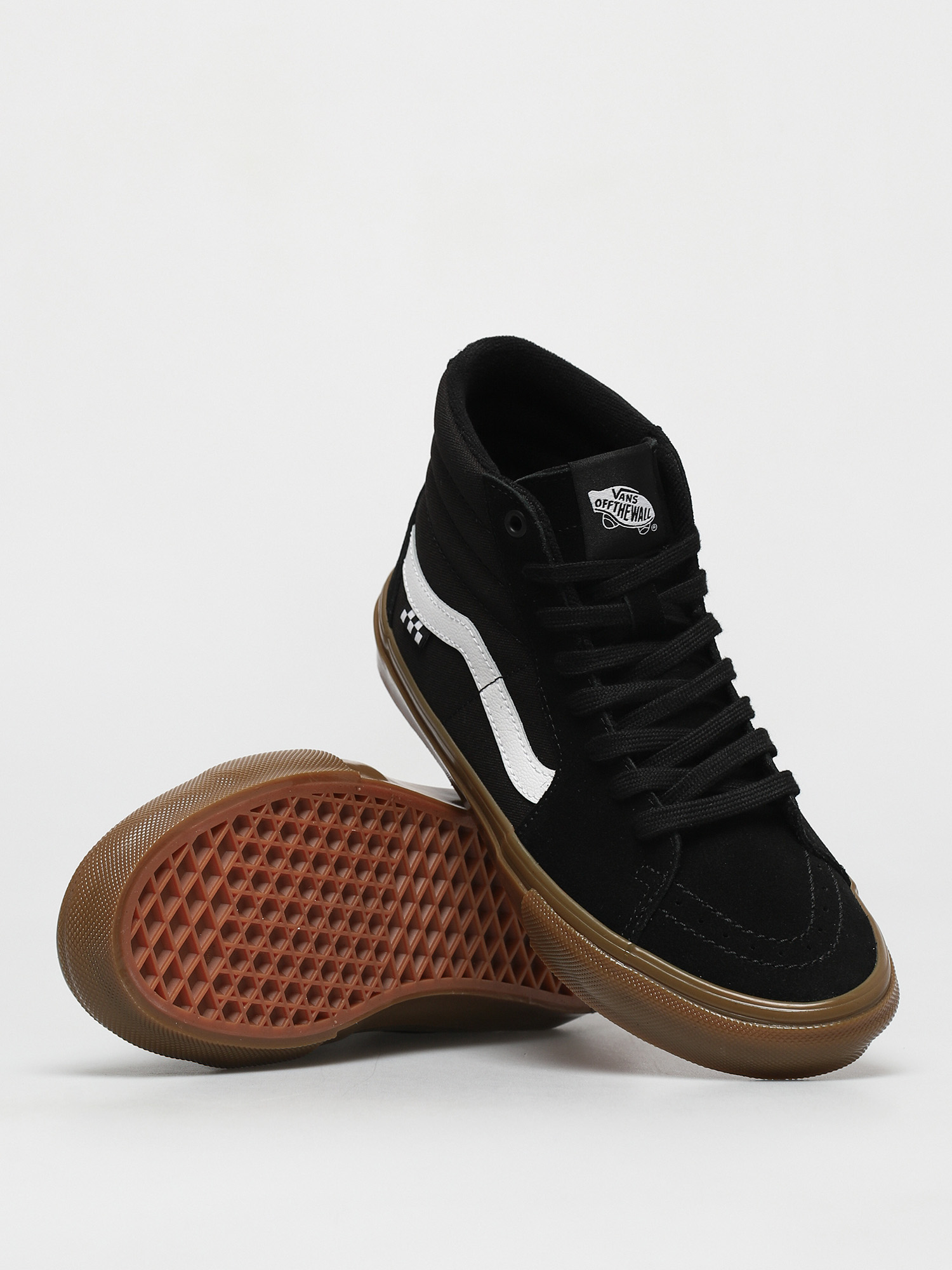 Buty Vans Skate Sk8 Hi (black/gum)