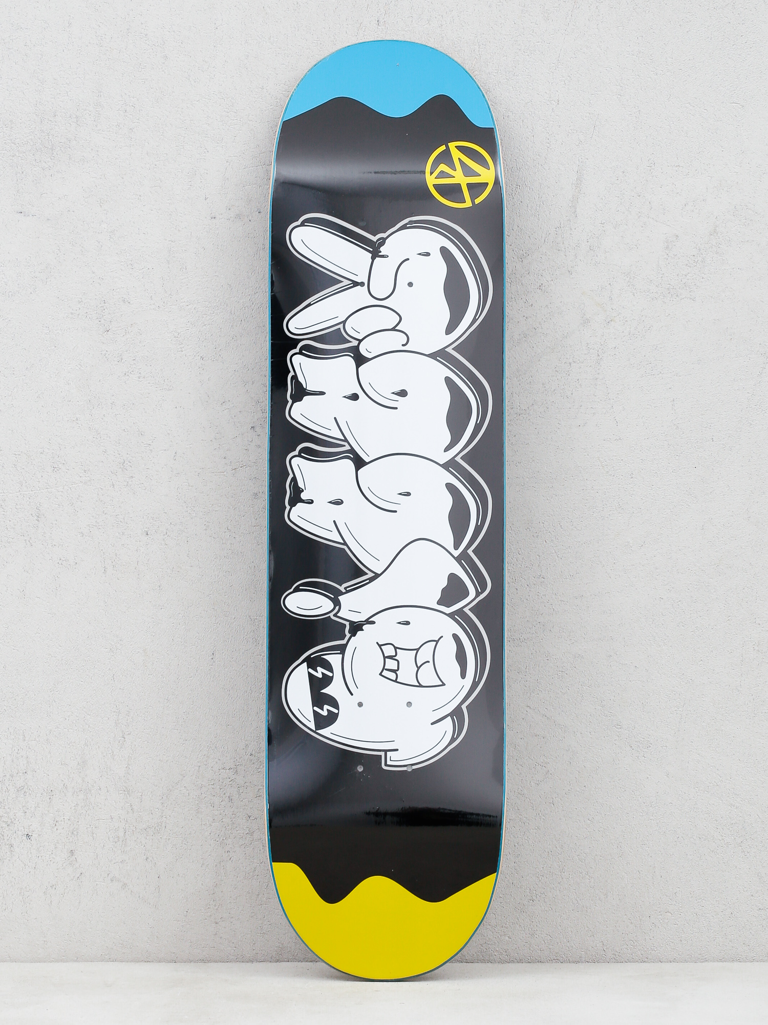 Deck Bizzy Throw Up 2 Hi Concave (yellow/blue)