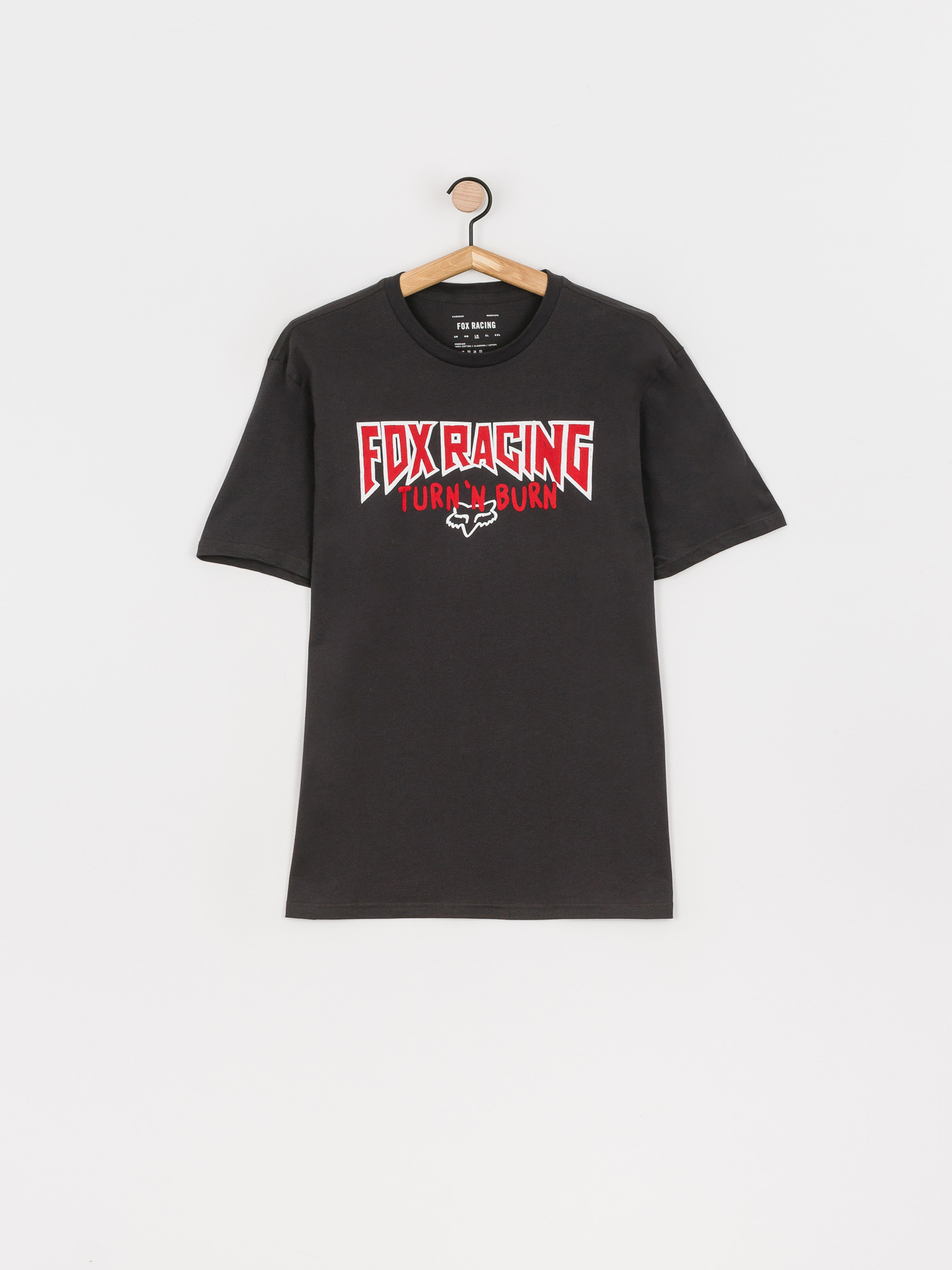 T-shirt Fox Roadie Premium (blk vin)