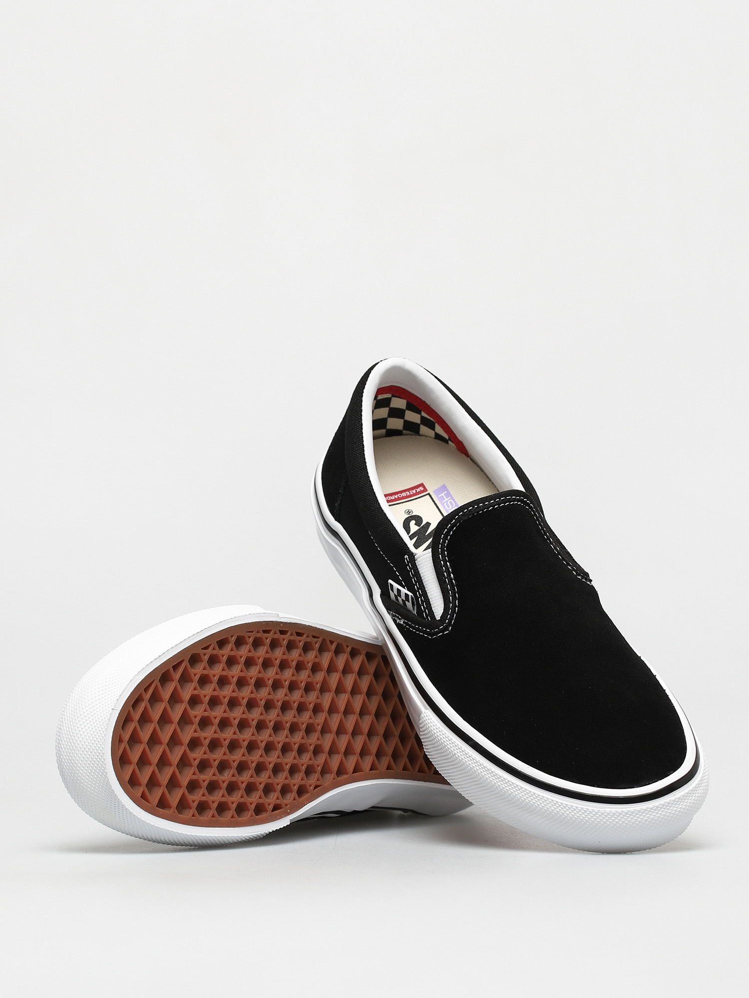 Buty Vans Skate Slip On (black/white)