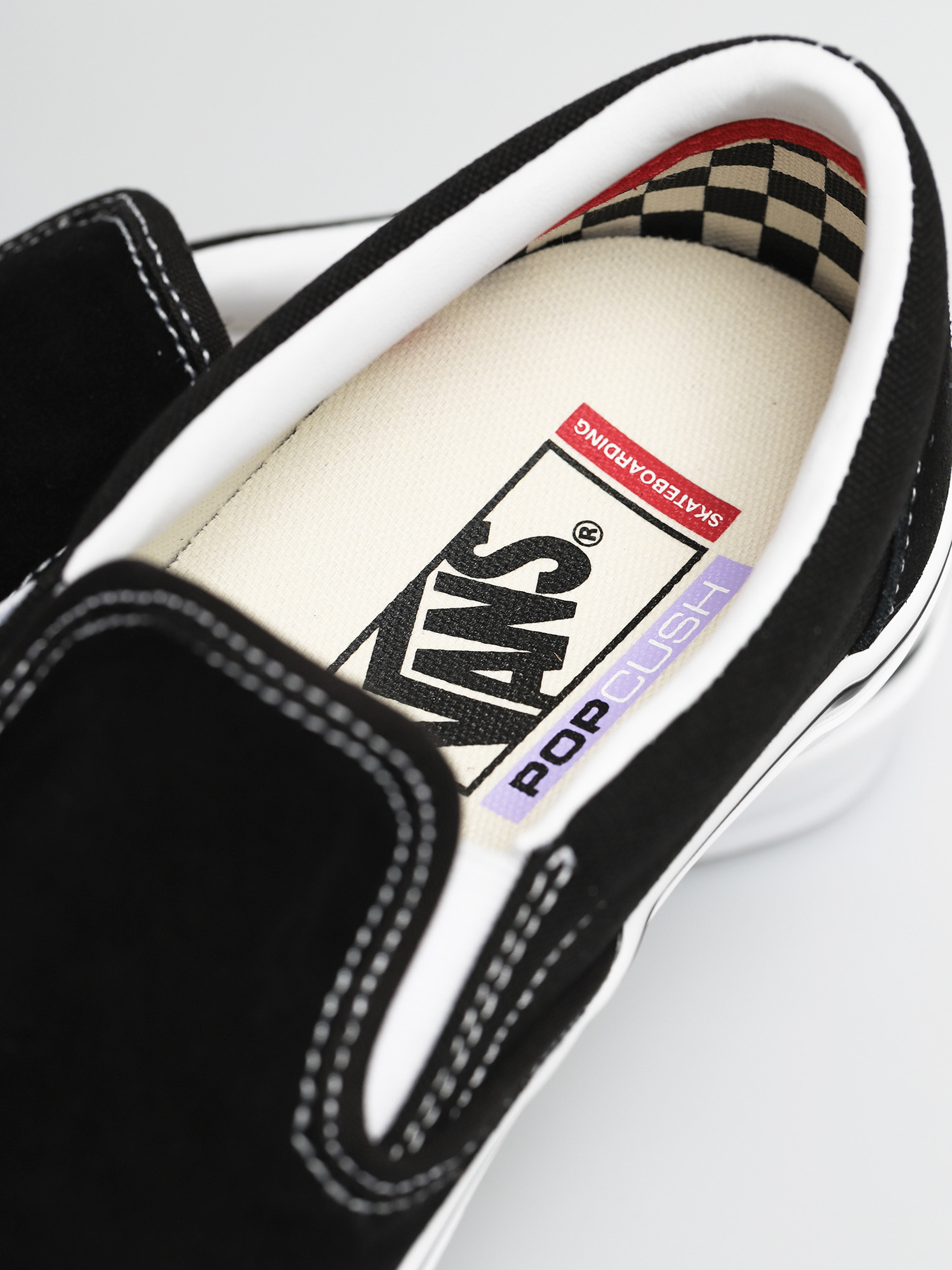 Buty Vans Skate Slip On (black/white)