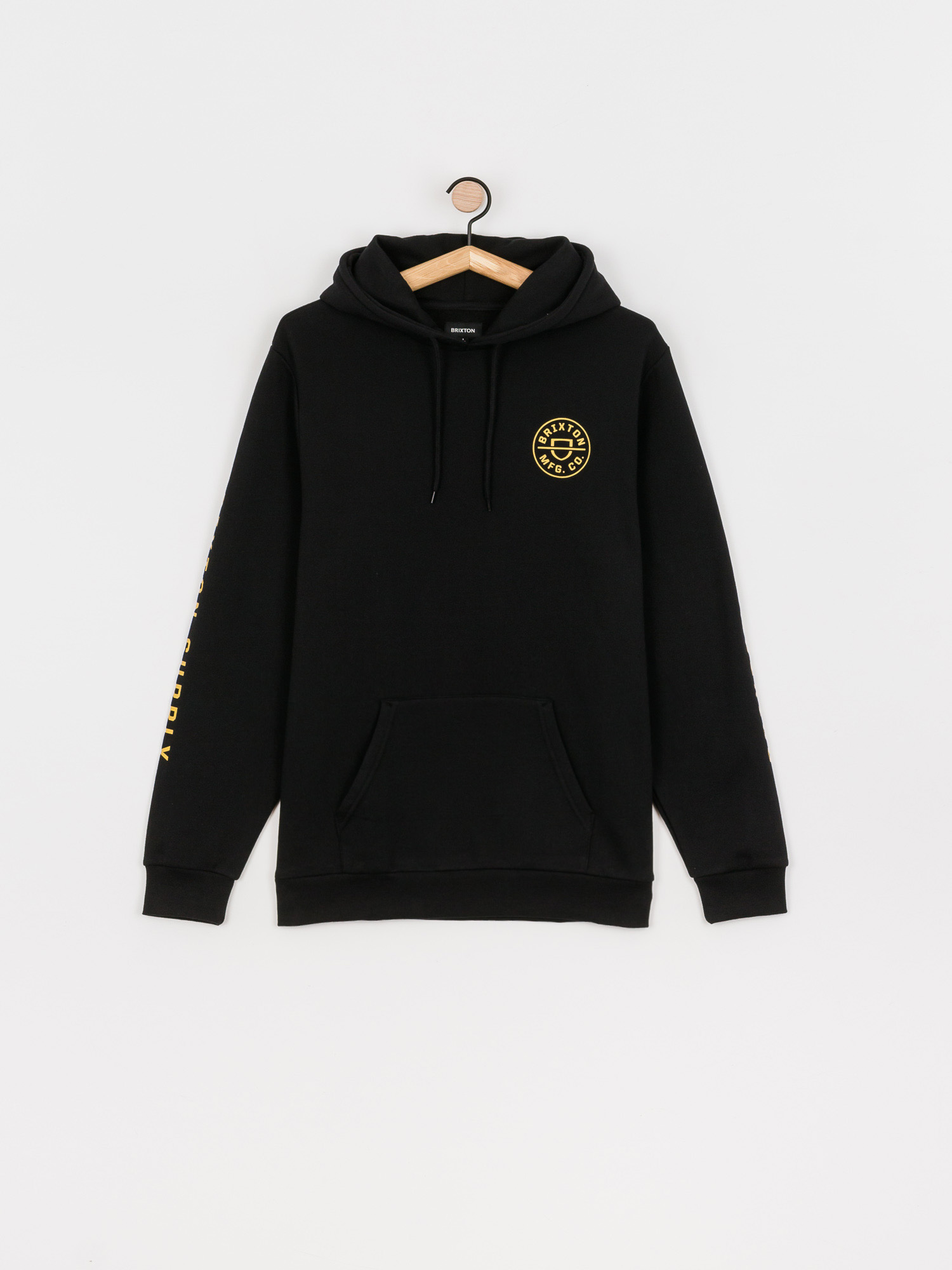 Bluza z kapturem Brixton Crest HD (black)