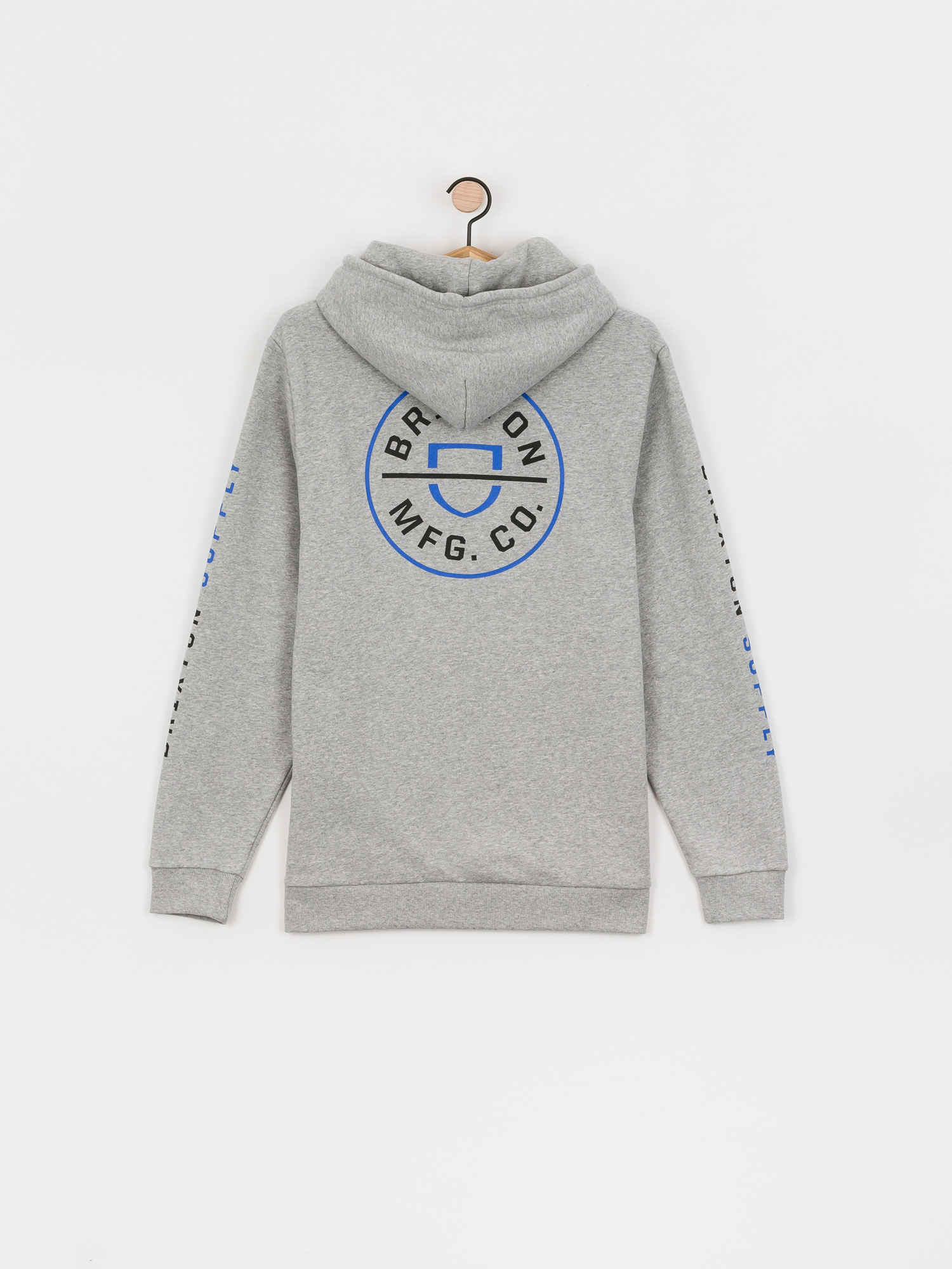 Bluza z kapturem Brixton Crest HD (heather grey)