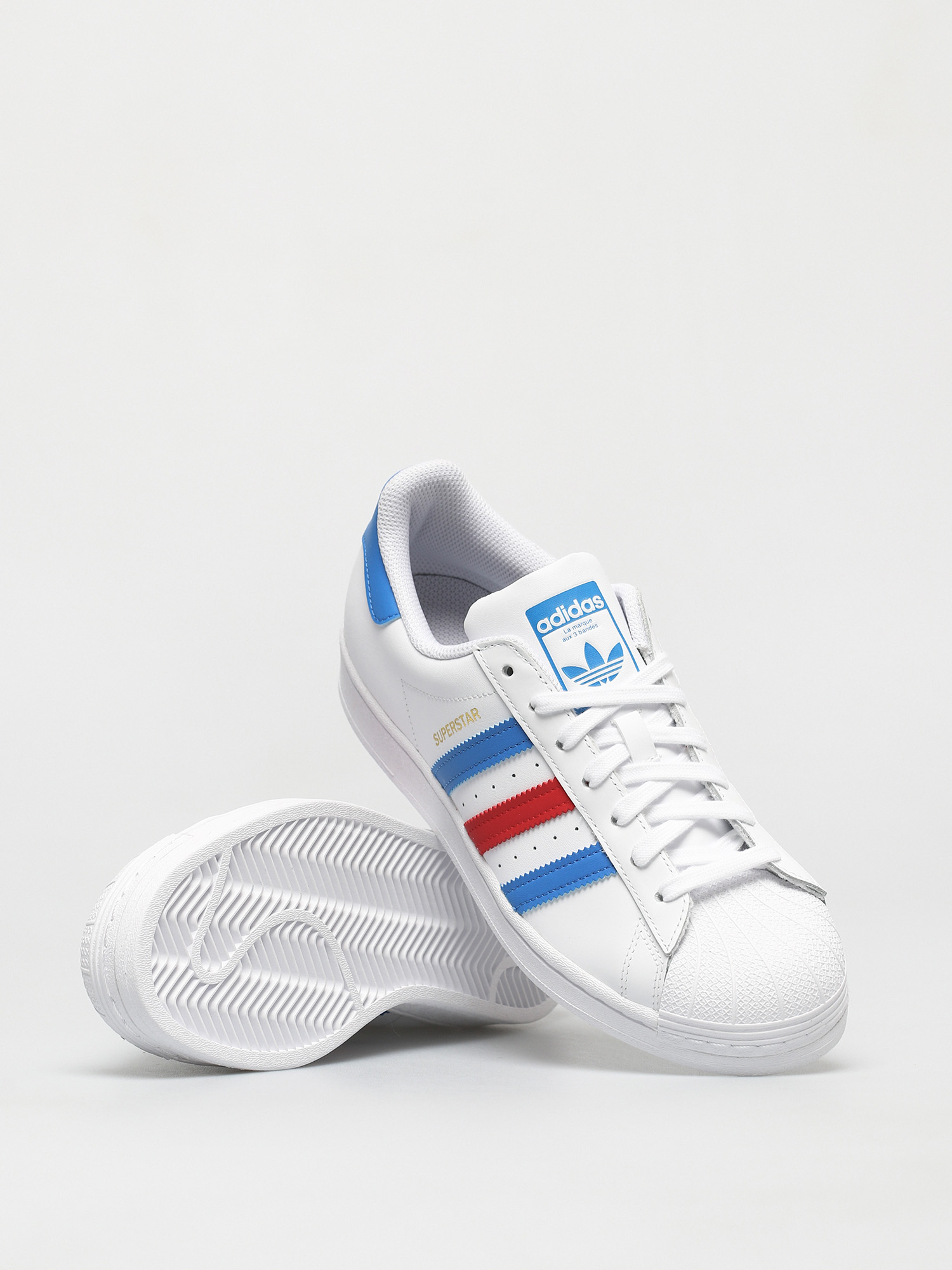 Buty adidas Originals Superstar (ftwwht/trublu/goldmt)