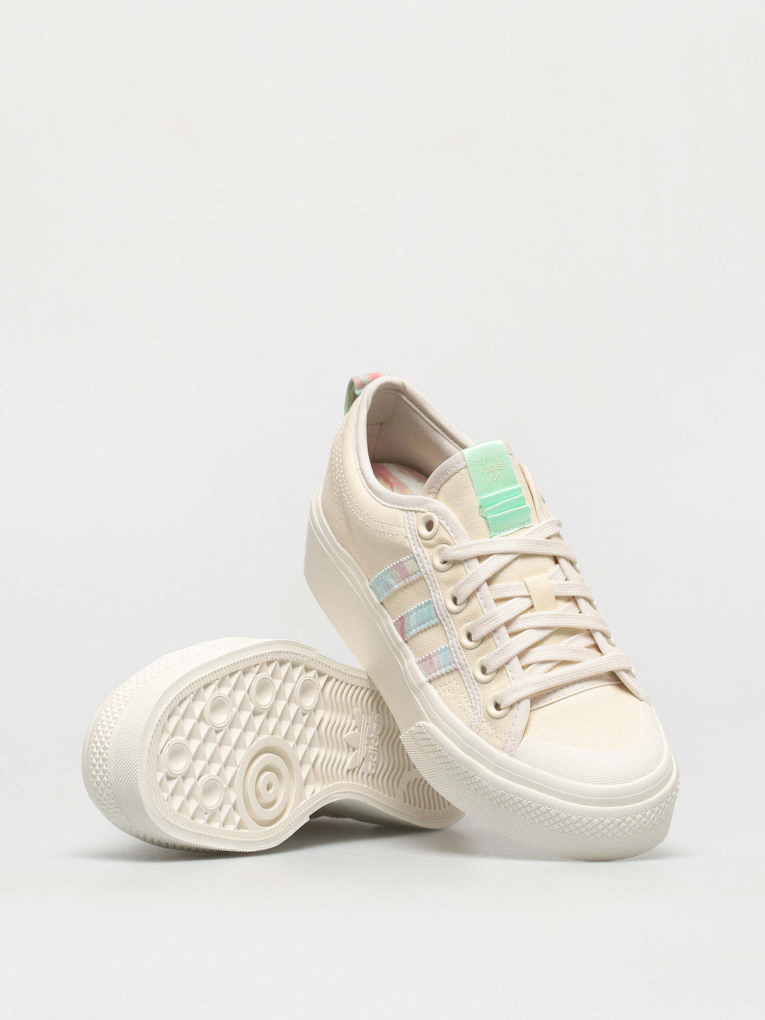 Buty adidas Originals Nizza Platform Wmn (cwhite/cwhite/frogrn)