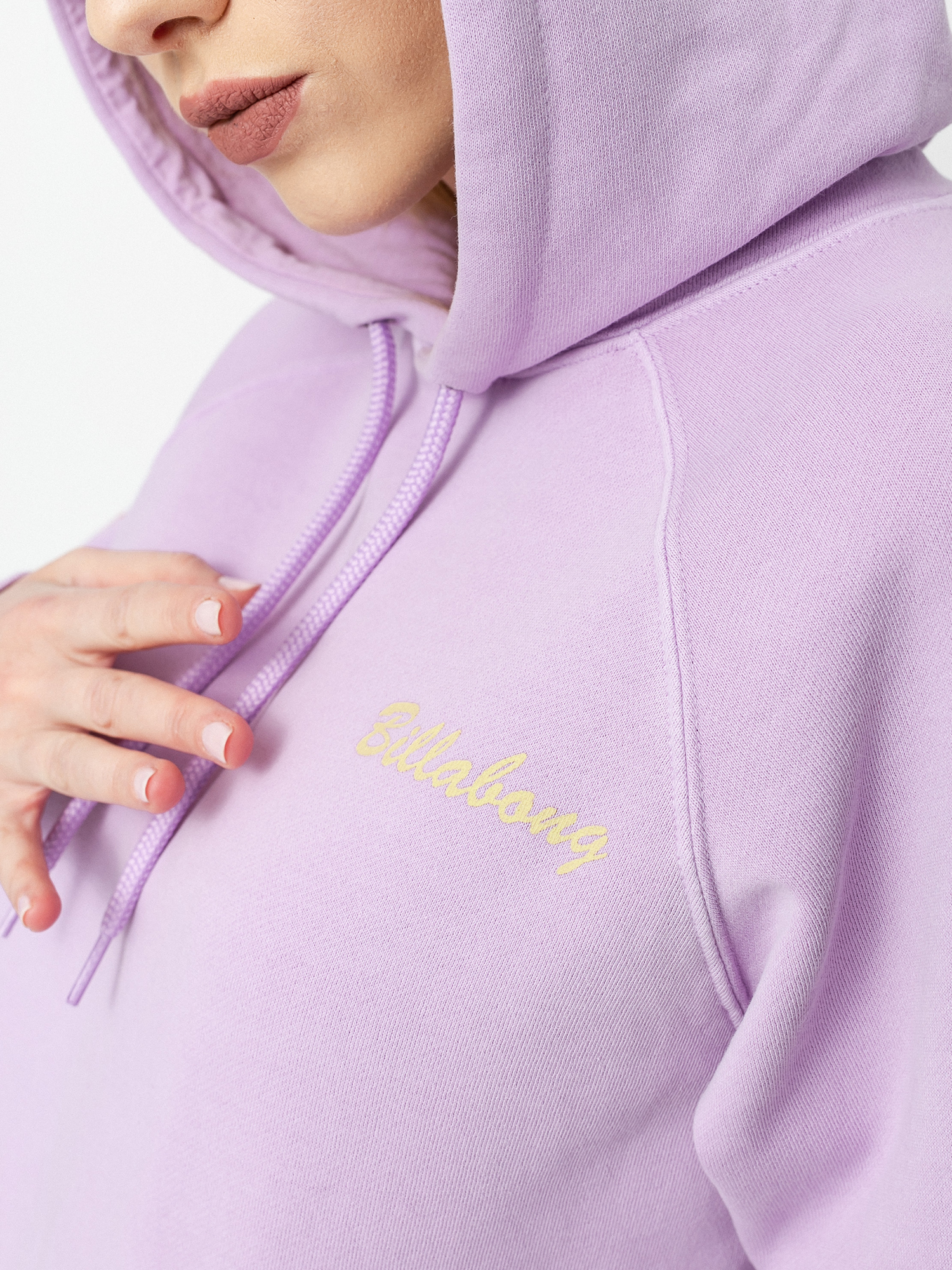 Bluza z kapturem Billabong Catching Waves HD Wmn (lit up lilac)