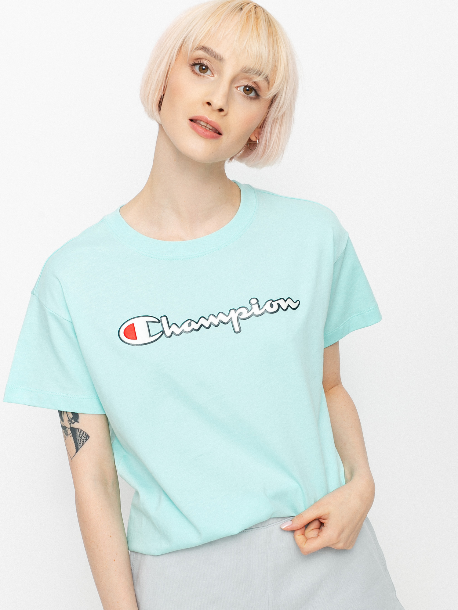 T-shirt Champion Crewneck 112650 Wmn (btt)