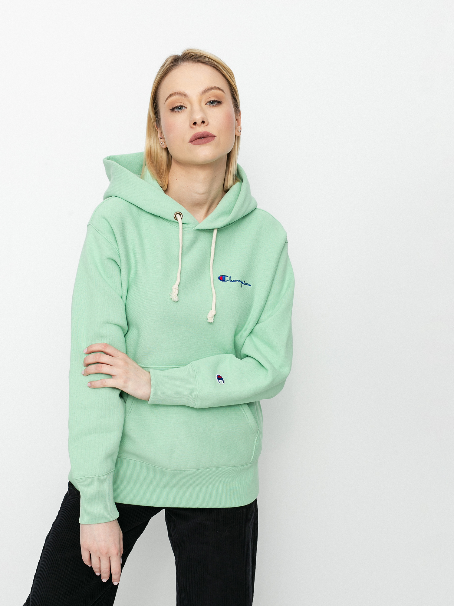 Bluza z kapturem Champion Sweatshirt HD 113150 Wmn (hml)