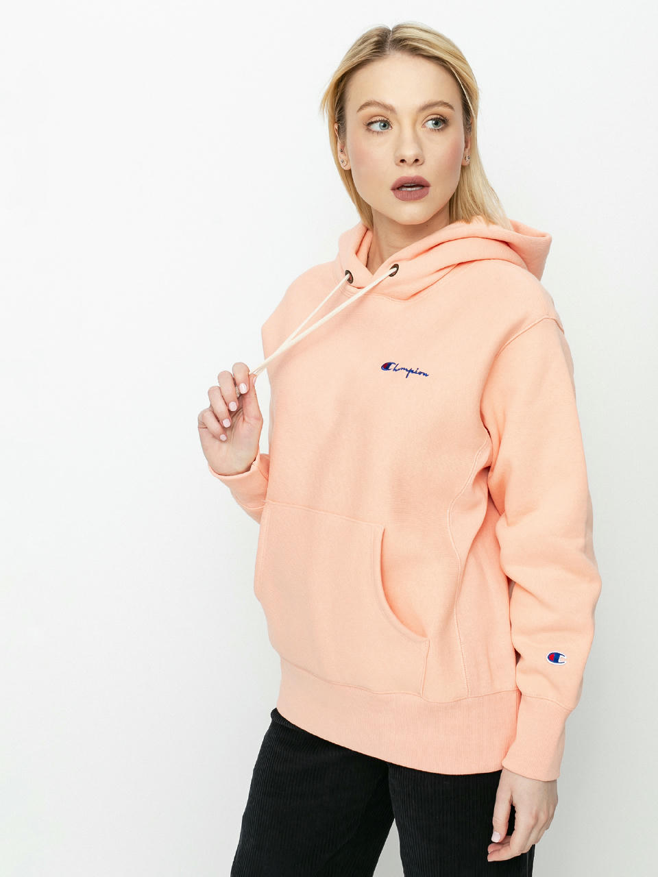 Bluza z kapturem Champion Sweatshirt HD 113150 Wmn (cpk)