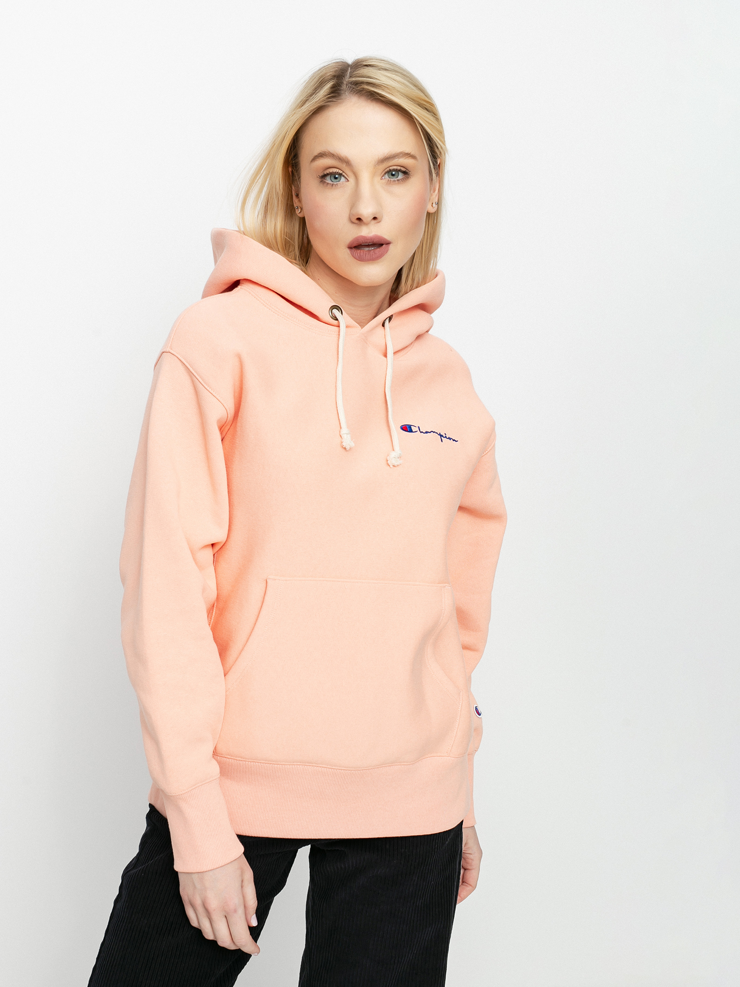 Bluza z kapturem Champion Sweatshirt HD 113150 Wmn (cpk)