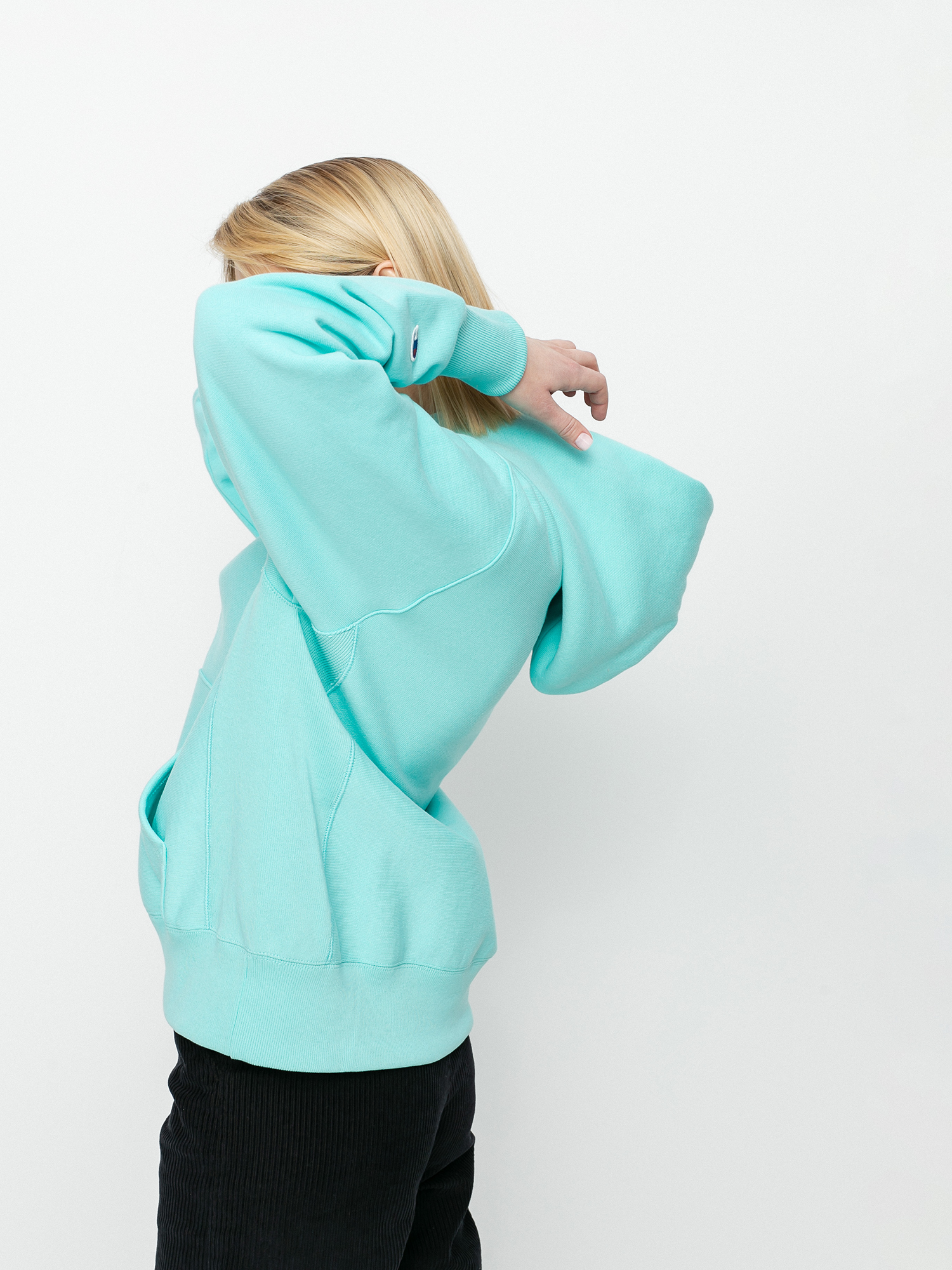 Bluza z kapturem Champion Sweatshirt HD 113150 Wmn (blt)