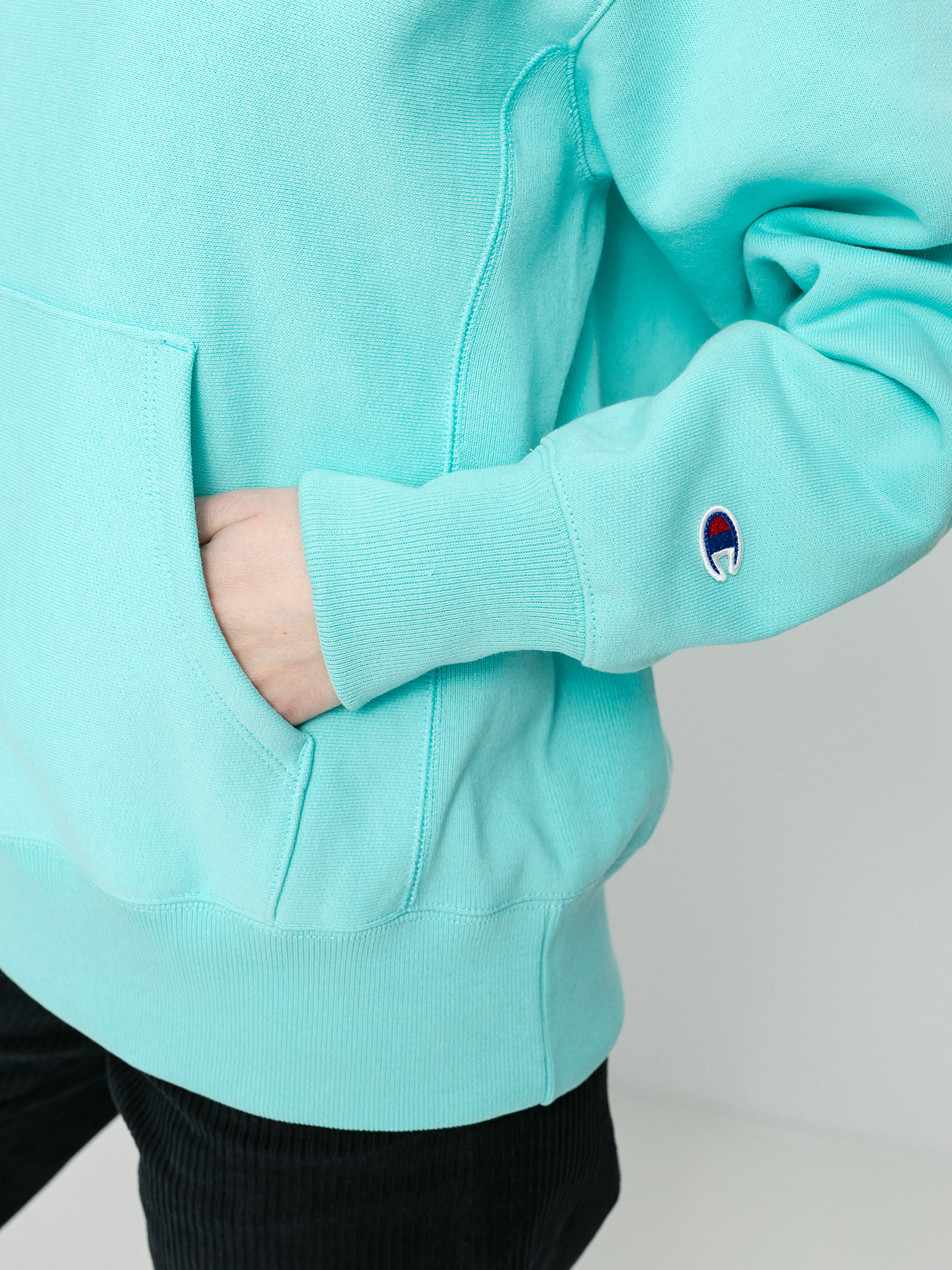 Bluza z kapturem Champion Sweatshirt HD 113150 Wmn (blt)