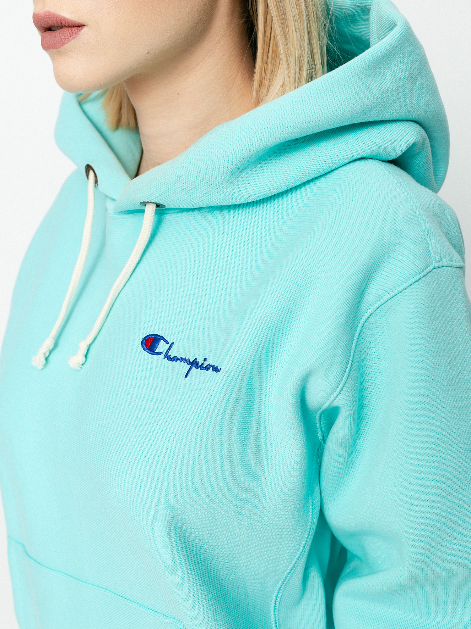 Bluza z kapturem Champion Sweatshirt HD 113150 Wmn (blt)