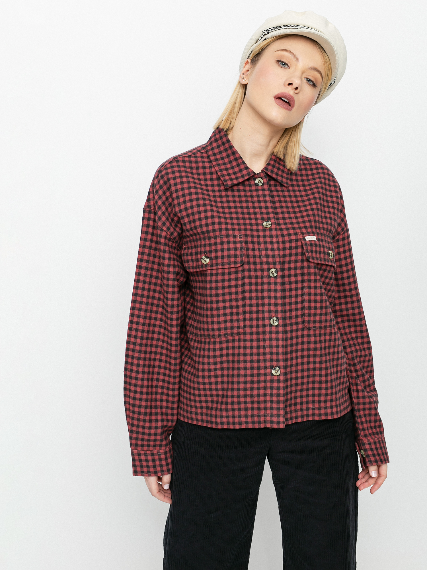 Koszula Brixton Bowery W Lw Flannel Ls Wmn (cowhide)