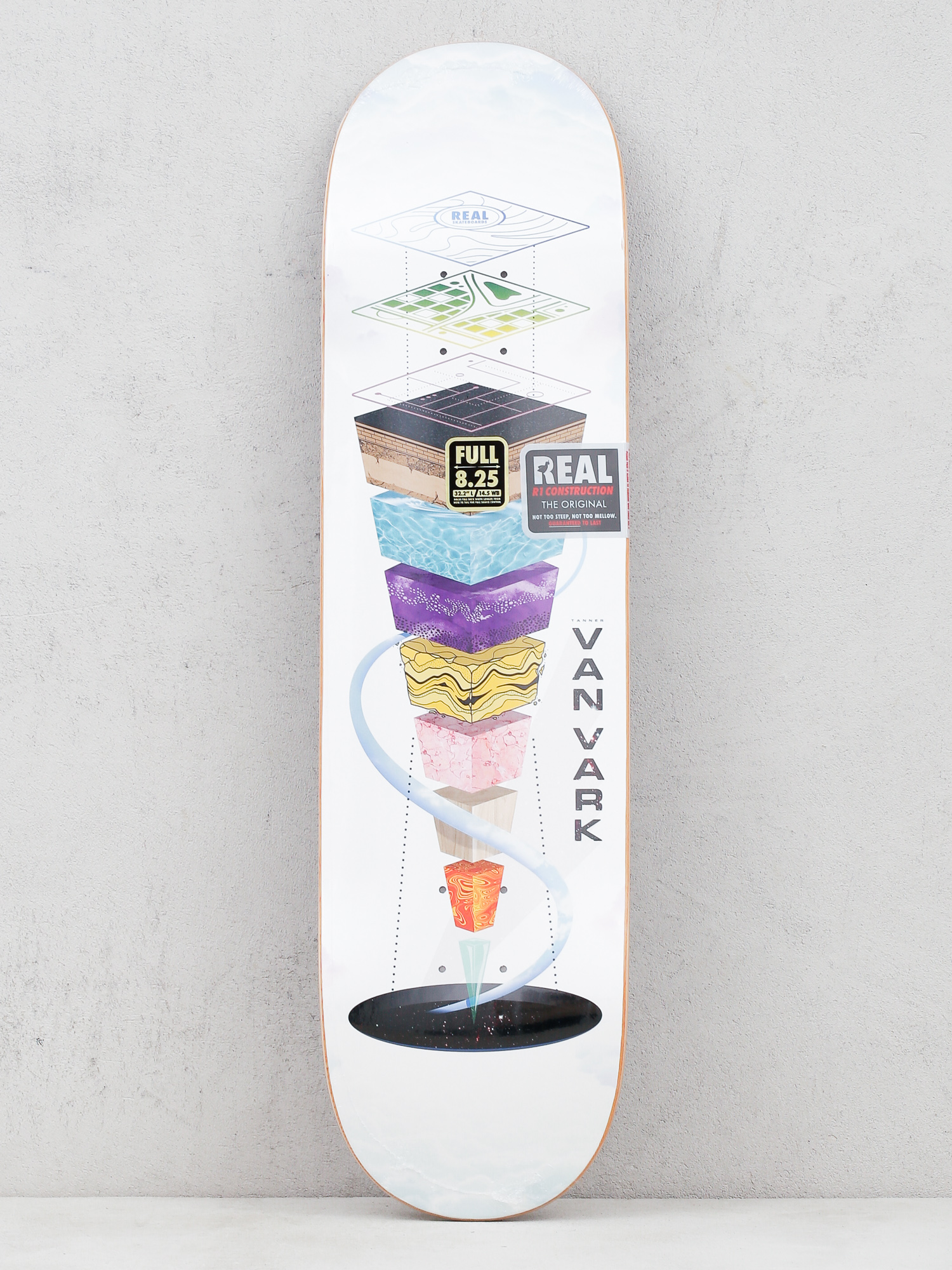 Deck Real Tanner Topography (white)
